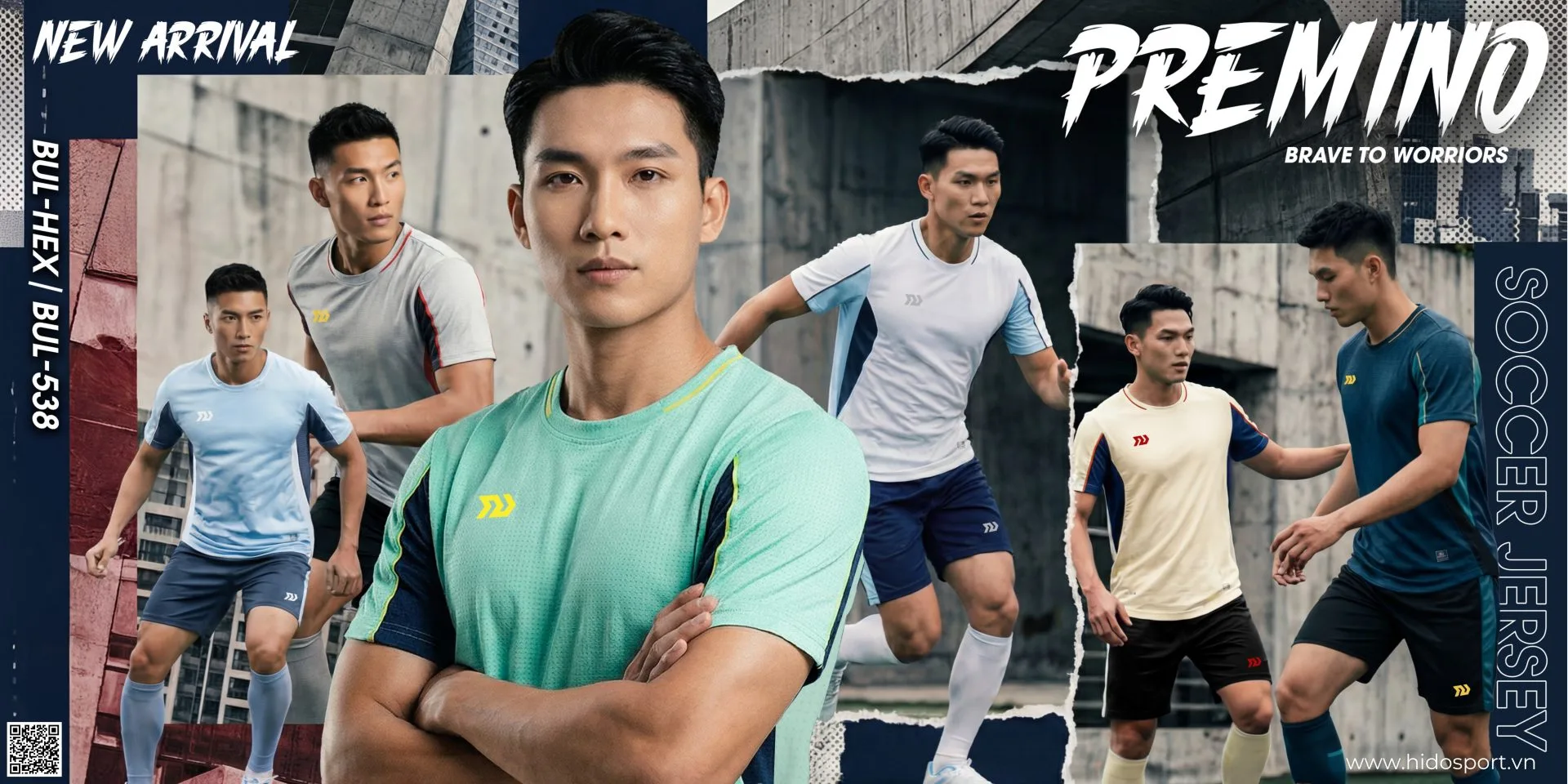 Quần Áo Bóng Đá Thiết Kế Chính Hãng BULBAL PREMINO 2026 - BST 6 MÀU - 1