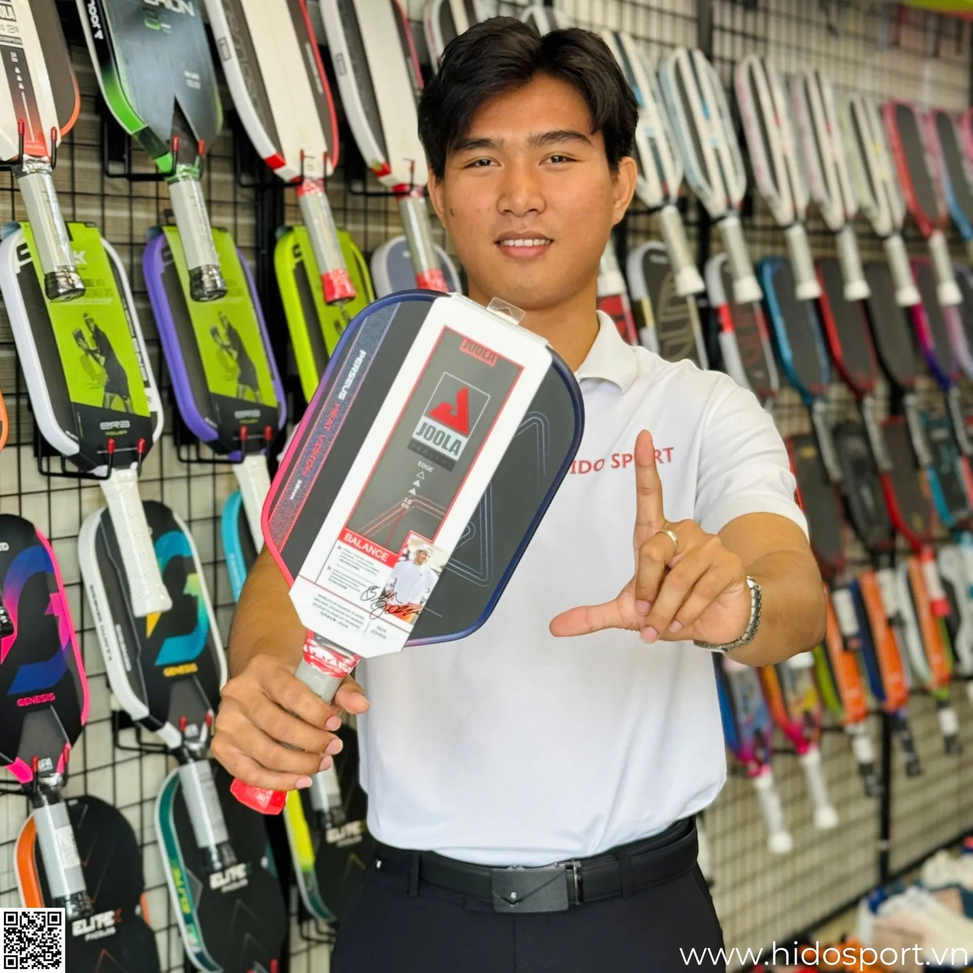 Vot Pickleball Joola Heat Vision 16mm Hinh Anh Thuc Te 001