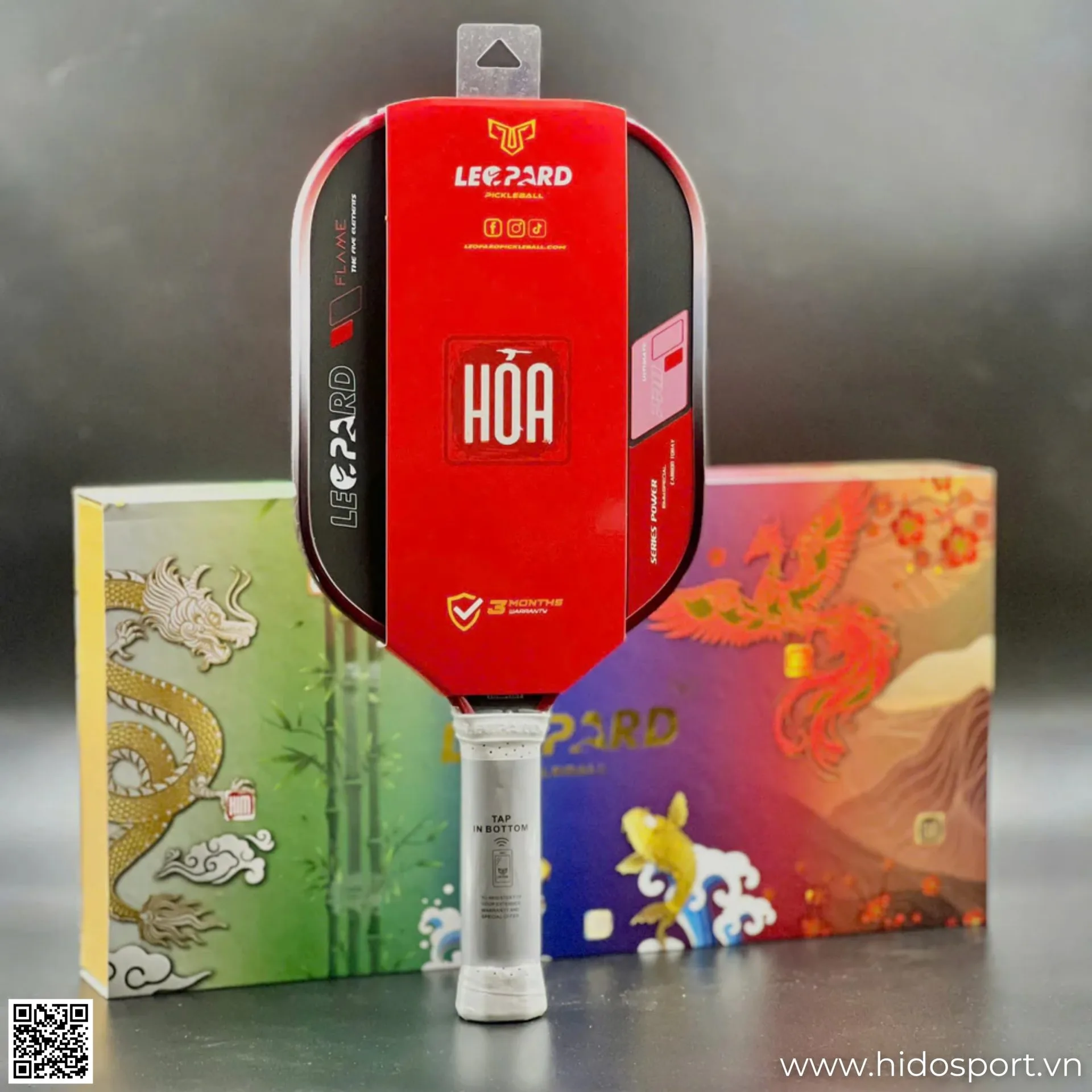 Vot Pickleball Leopard Power Series Ngu Hanh 2026 Hoa