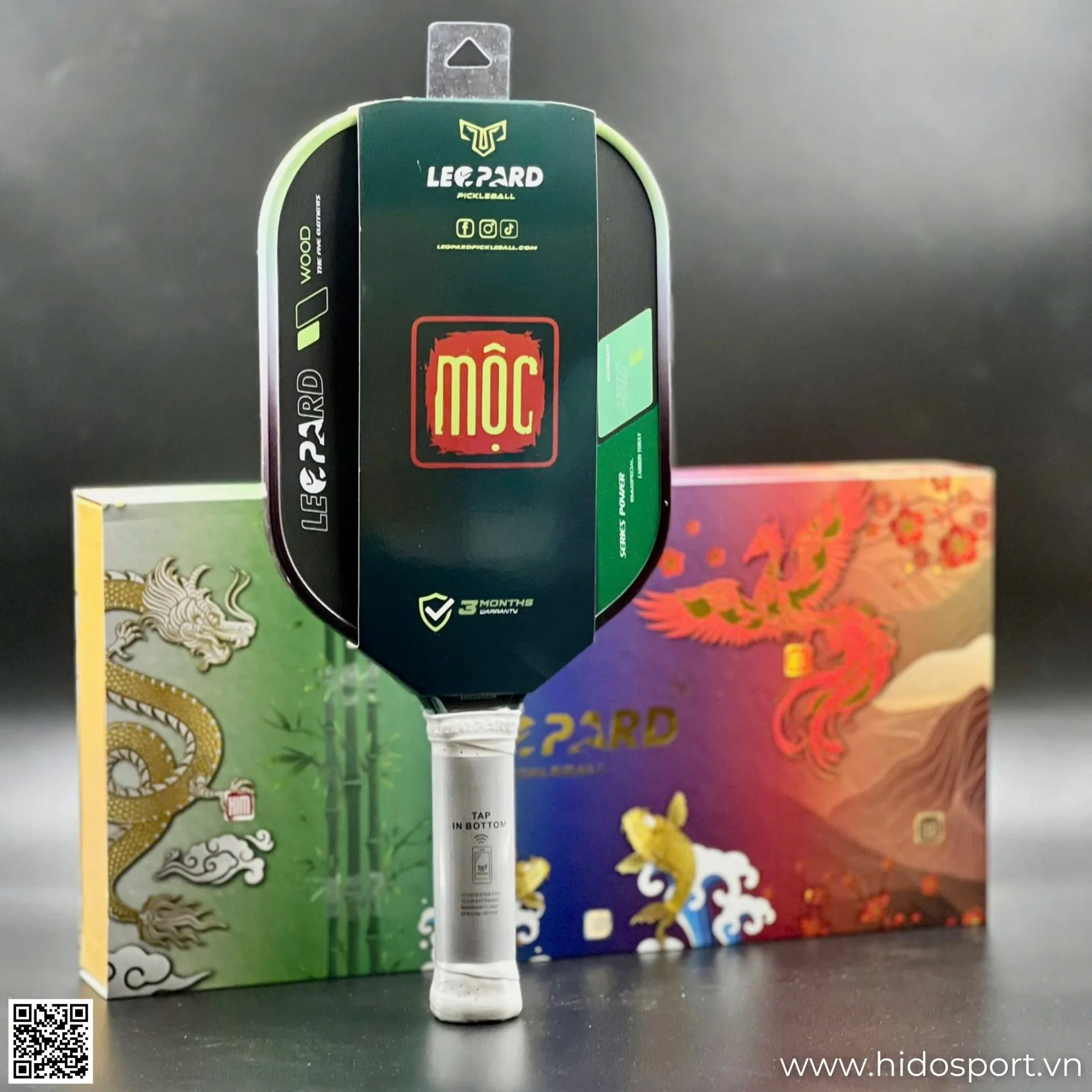 Vot Pickleball Leopard Power Series Ngu Hanh 2026 Moc