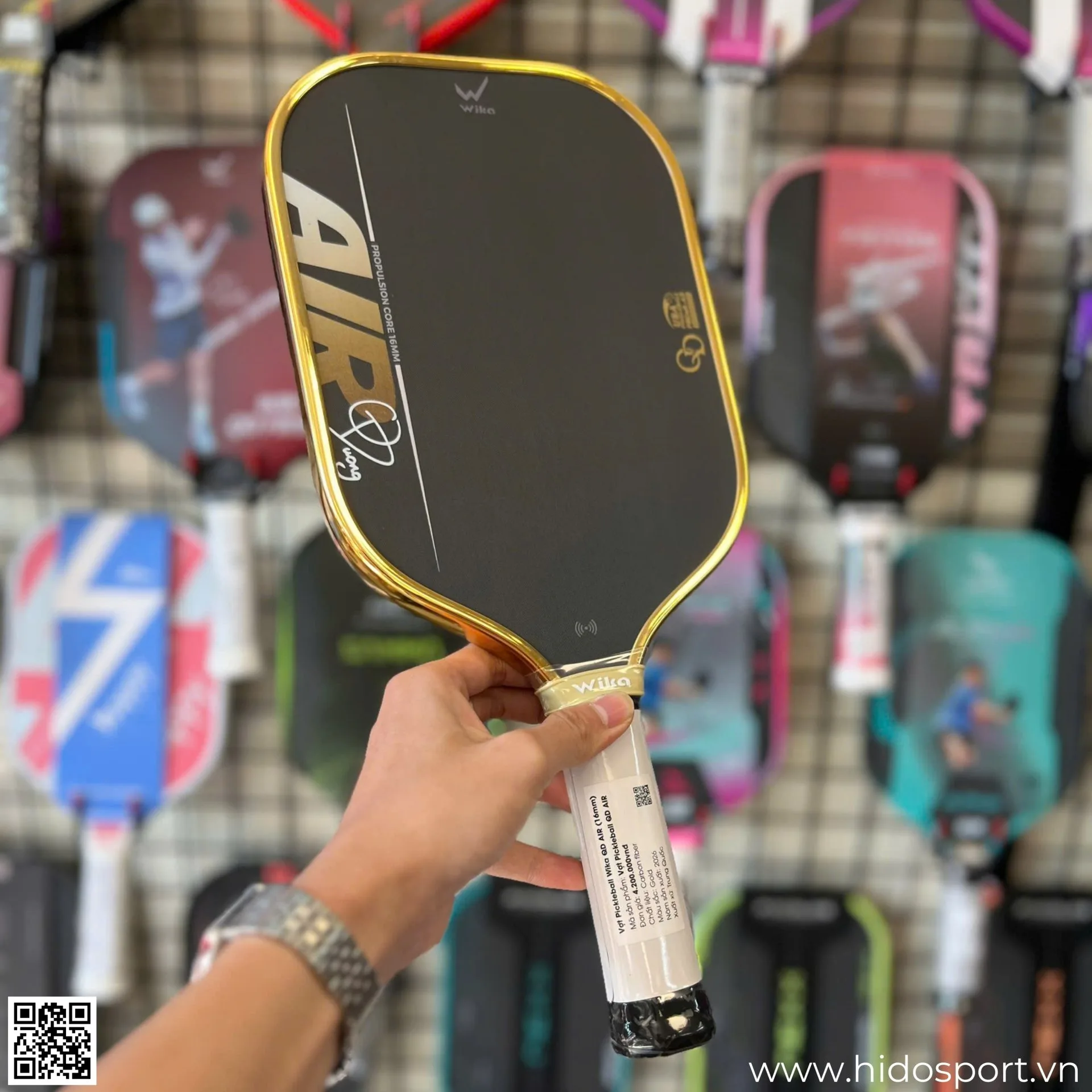 Vot Pickleball Wika Air Quang Duong Hinh Anh Doc Quyen Tai Hido Sport 02