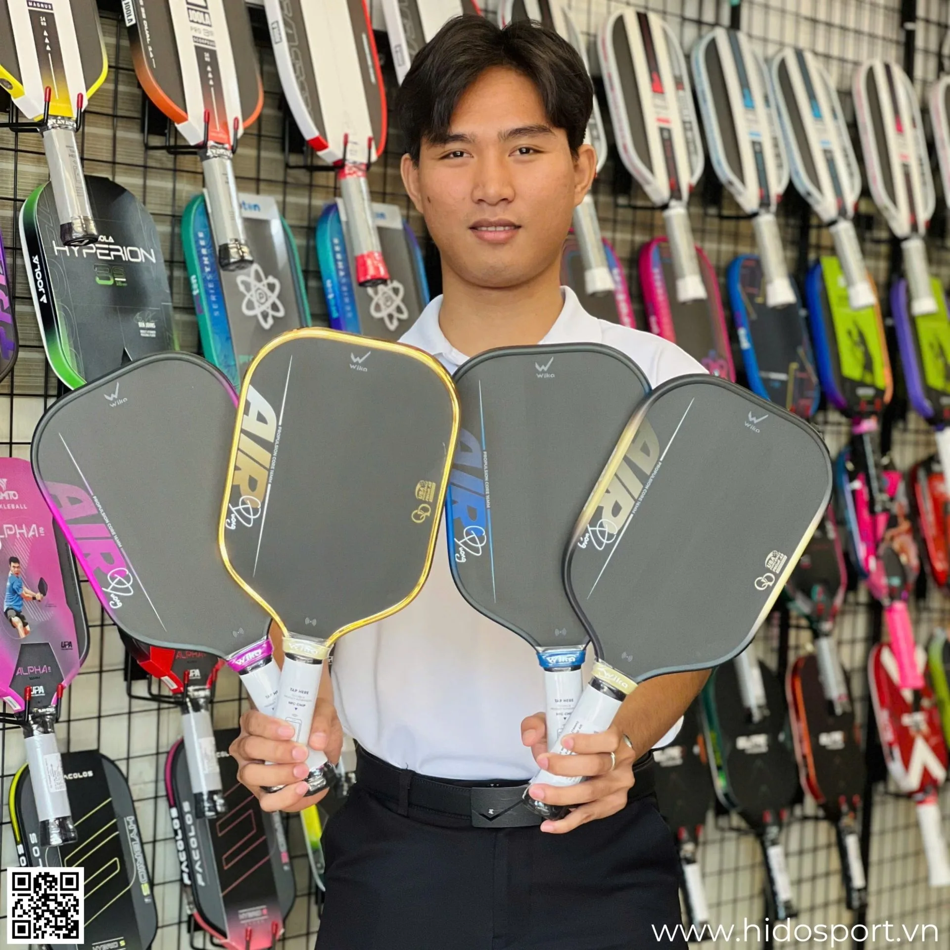 Vot Pickleball Wika Chinh Hang Hinh Anh Thuc Te Hido Sport 001