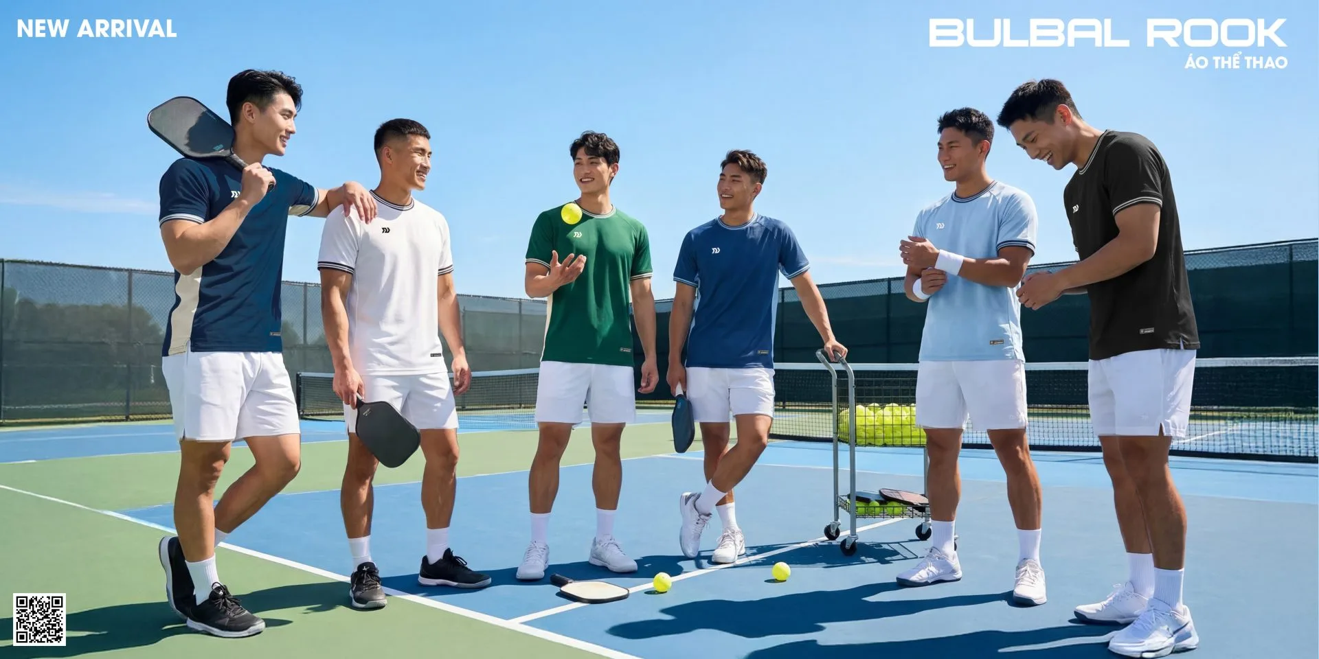 Áo Pickleball Nam Bulbal Rook Chính Hãng 2026 - BST 6 Màu - 1