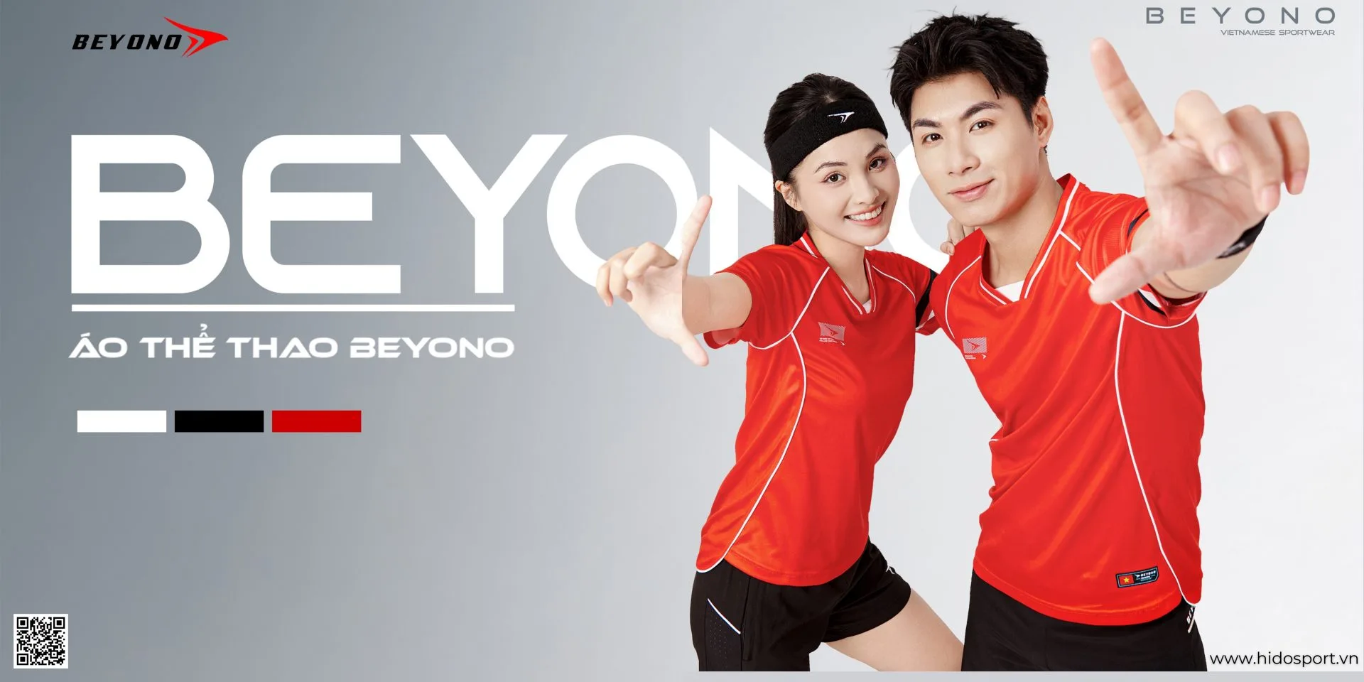 Áo Pickleball Nam Nữ Beyono SP04 Chính Hãng 2026 – BST 3 Màu - 1