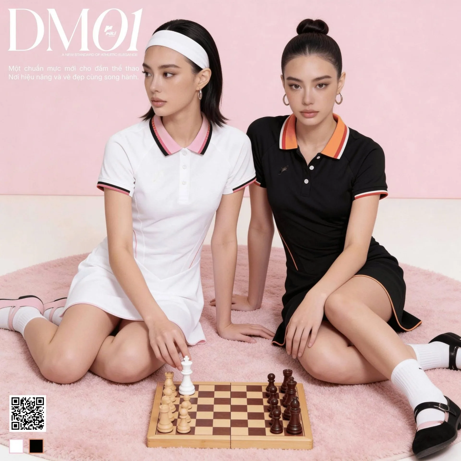 Đầm Thể Thao Pickleball Nữ RIKI DM01 Chính Hãng 2026 - 1