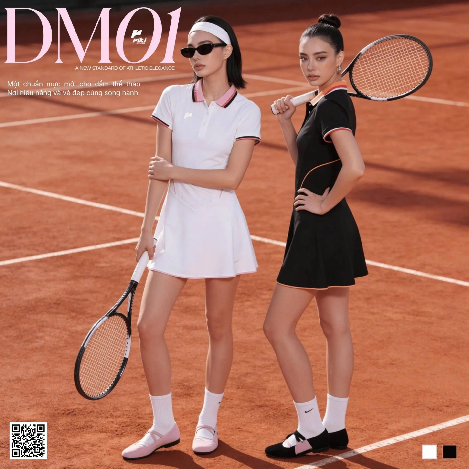 Đầm Thể Thao Pickleball Nữ RIKI DM01 Chính Hãng 2026 - 2