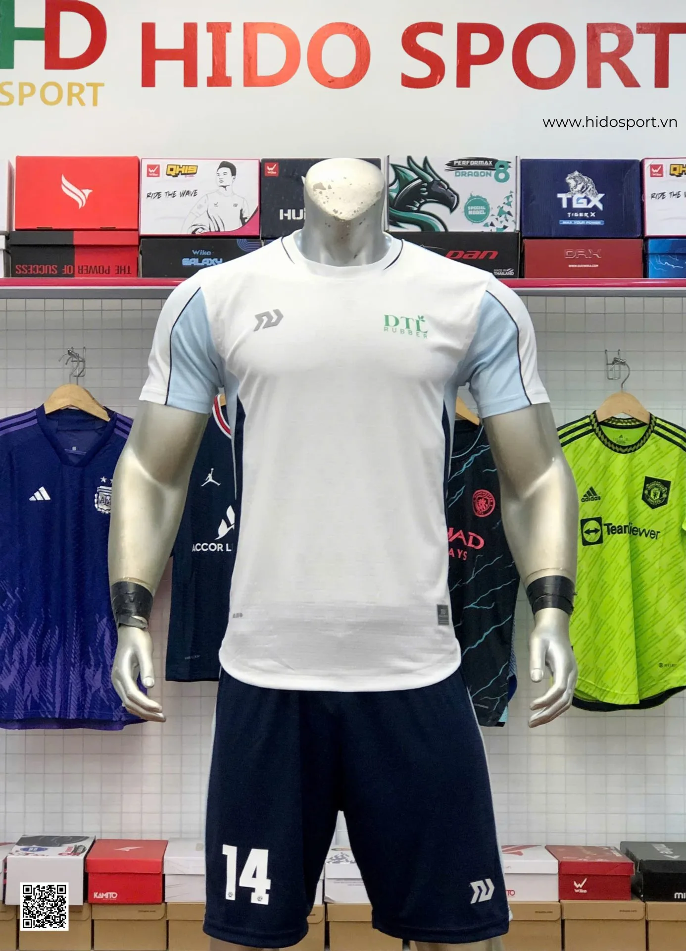 Đồng Phục Thể Thao Công ty Cao su Dầu Tiếng Việt Lào 2026 Đặt In Theo Yêu Cầu - HIDO SPORT