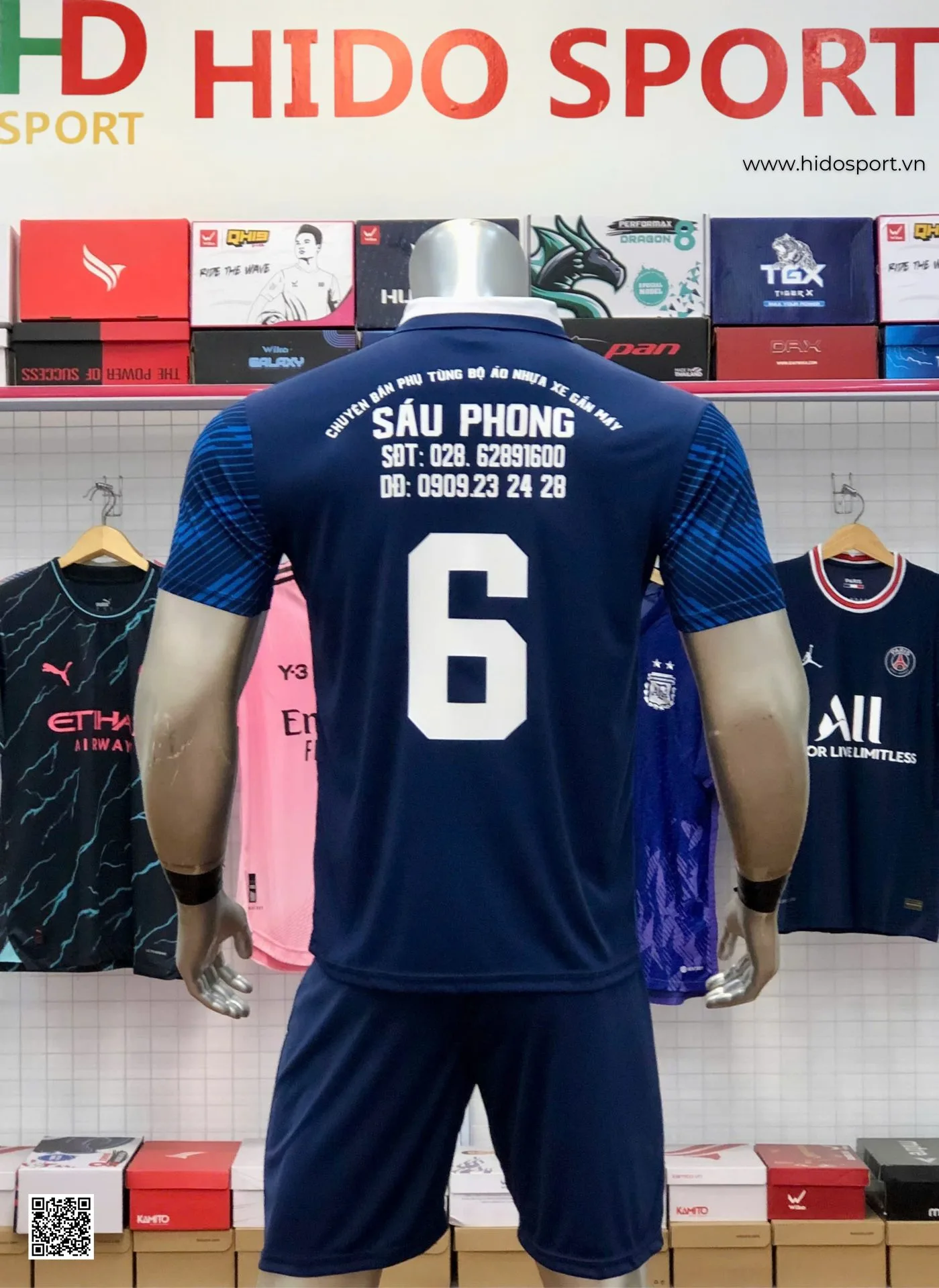 Đồng Phục Thể Thao Sáu Phong Phụ Tùng Xe Máy 2026 Đặt In Theo Yêu Cầu - 2