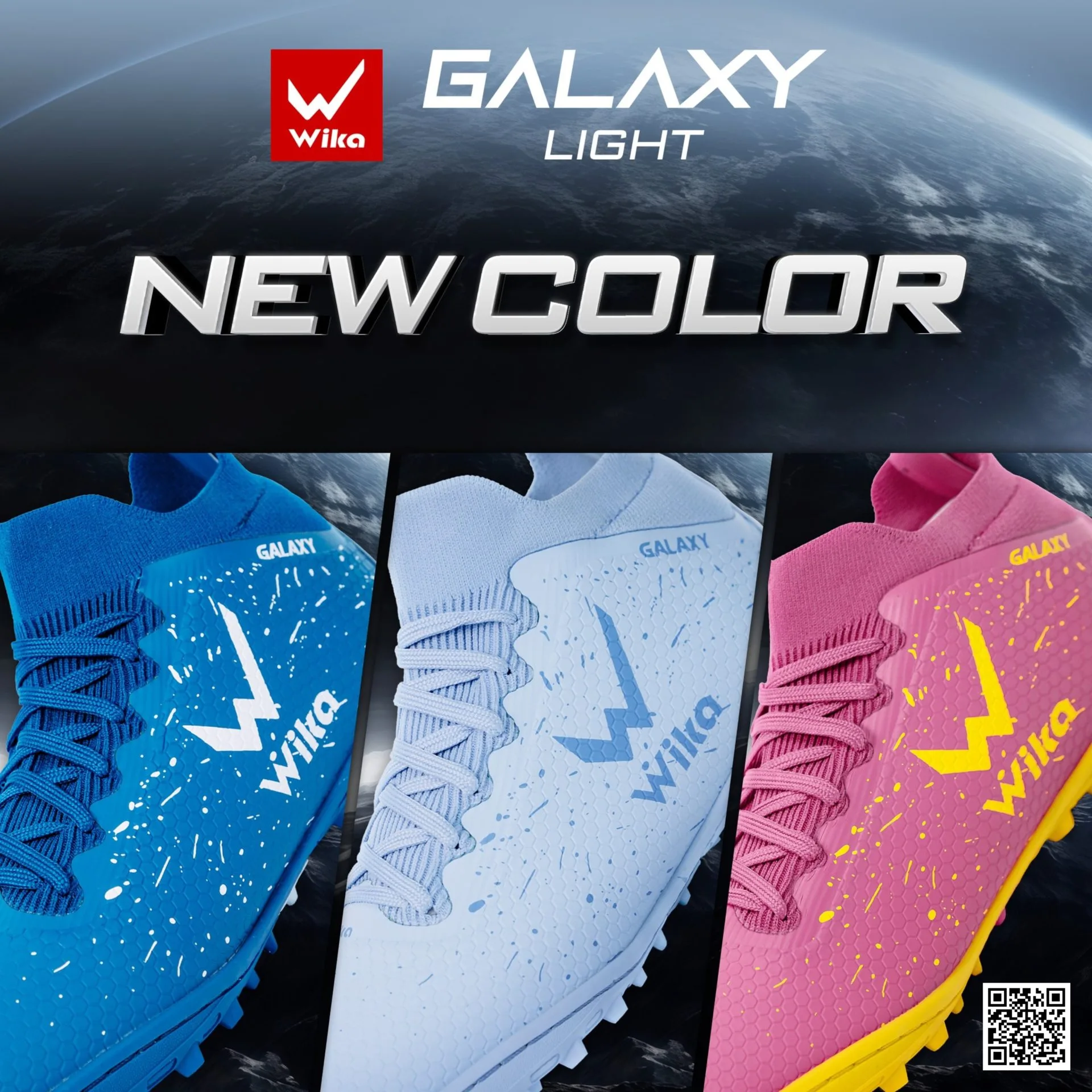 Giày bóng đá Wika Galaxy Light đế đinh TF sân cỏ nhân tạo - 0