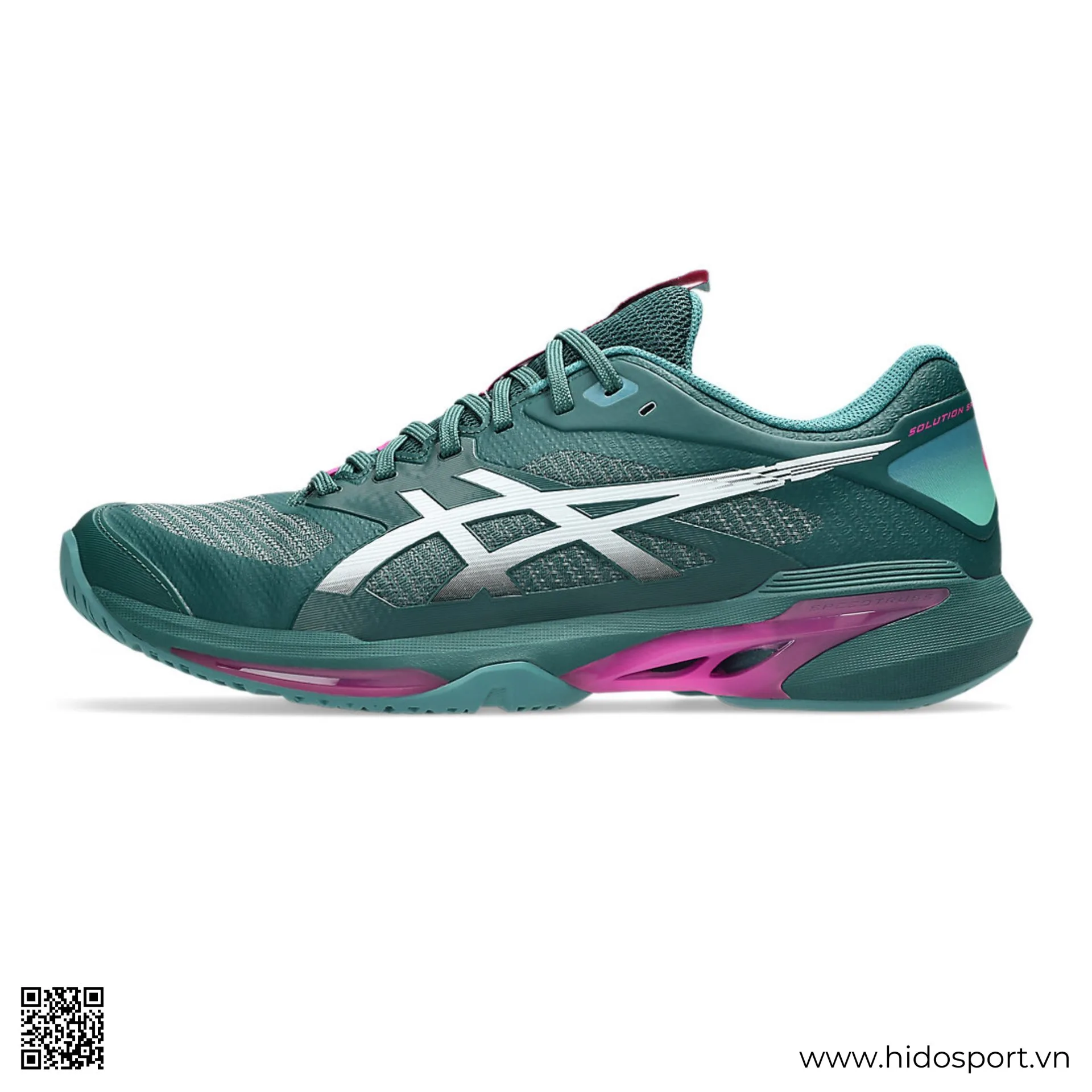 Giay Pickleball Asics Solution Speed Ff 4 Xanh La 01