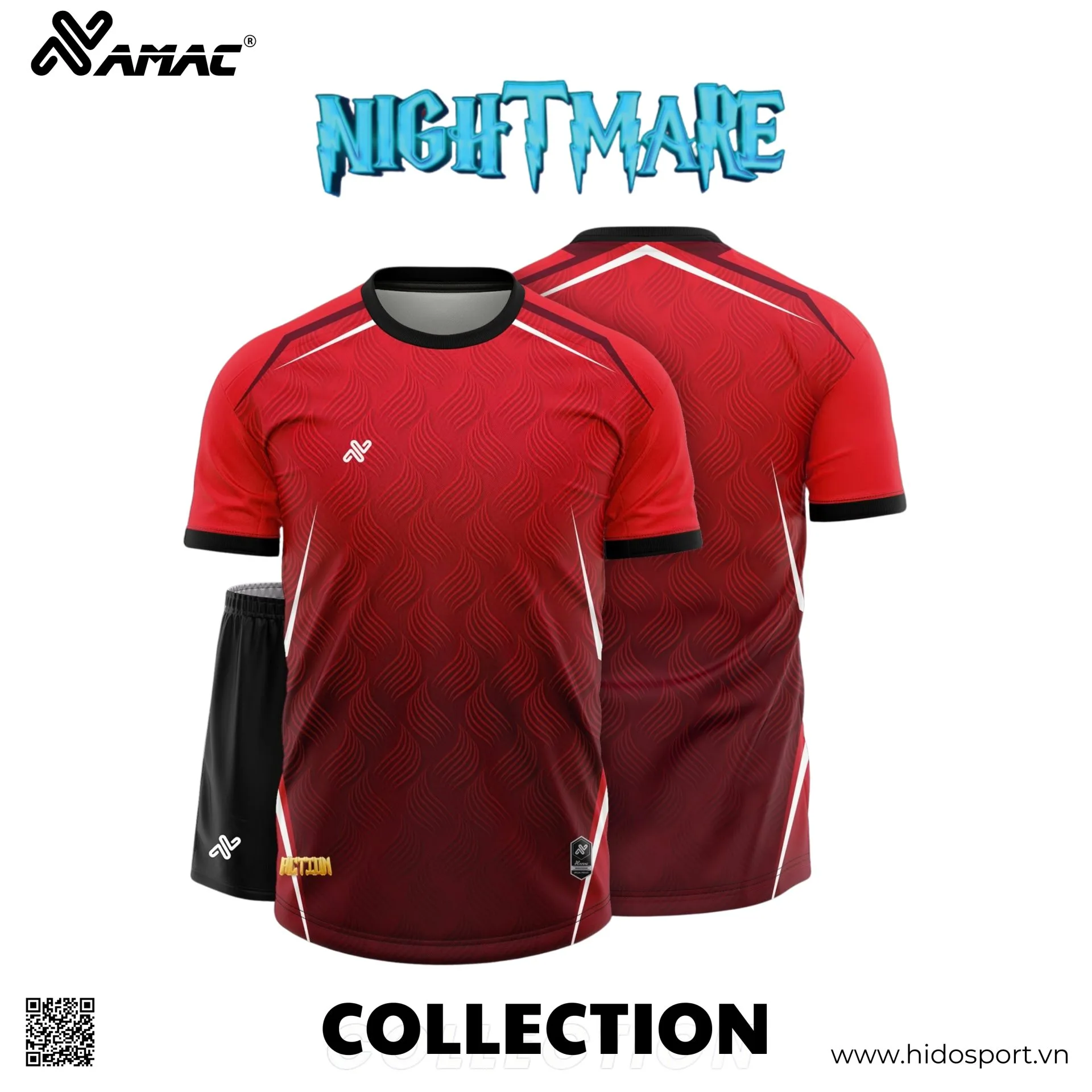 Quần Áo Bóng Đá Thiết Kế Chính Hãng AMAC NIGHTMARE 2026 - BST 9 MÀU - HIDO SPORT