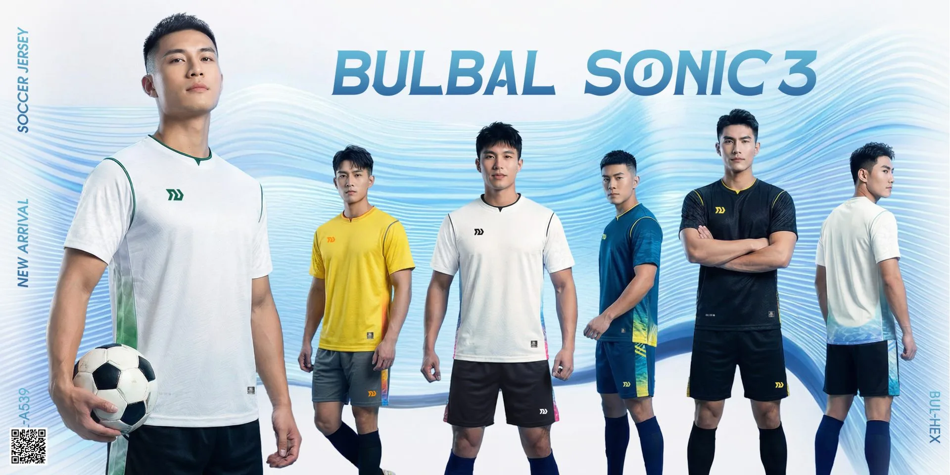 Quần Áo Bóng Đá Thiết Kế Chính Hãng Bulbal Sonic 3 2026 - BST 6 MÀU - 1