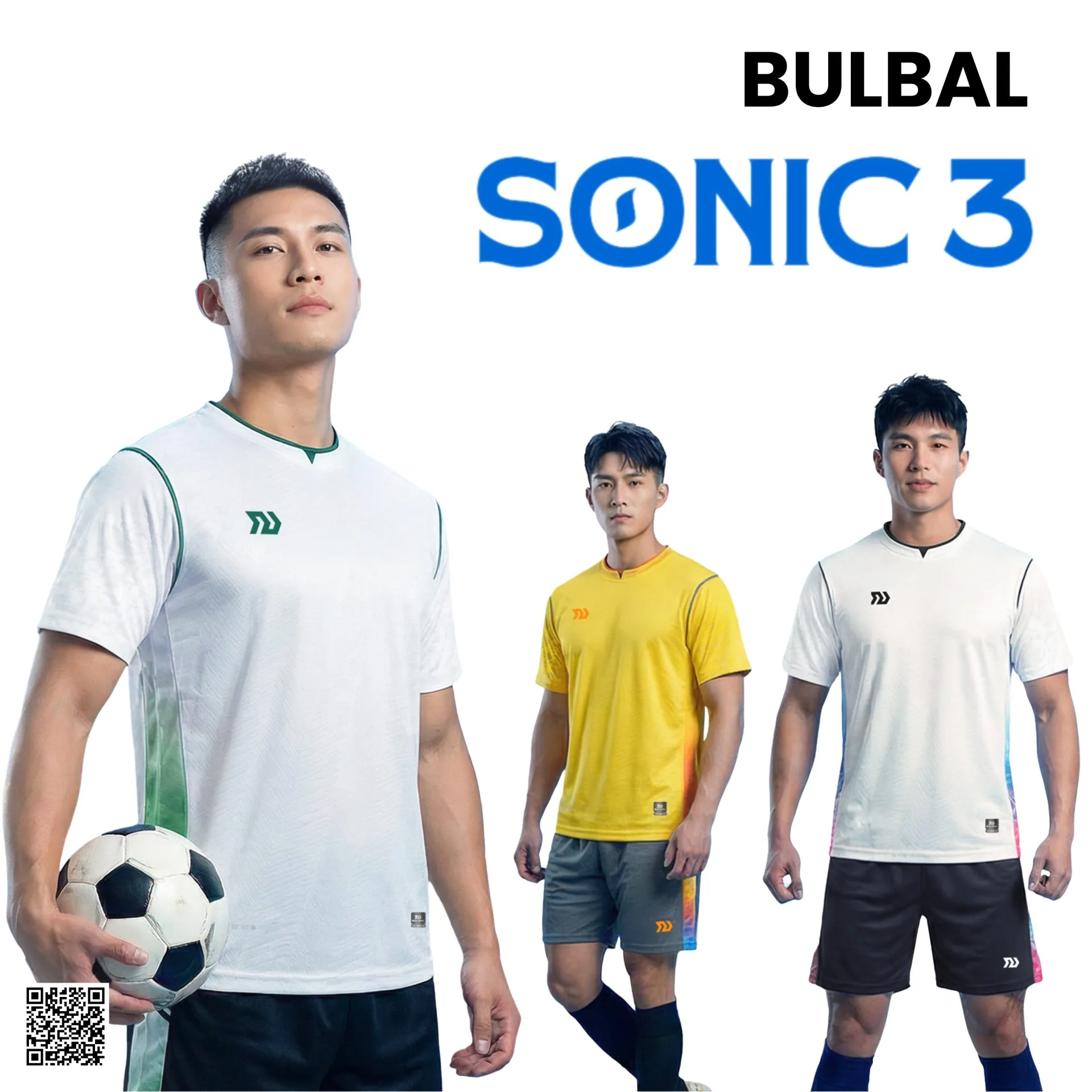 Quần Áo Bóng Đá Thiết Kế Chính Hãng Bulbal Sonic 3 2026 - BST 6 MÀU - HIDO SPORT