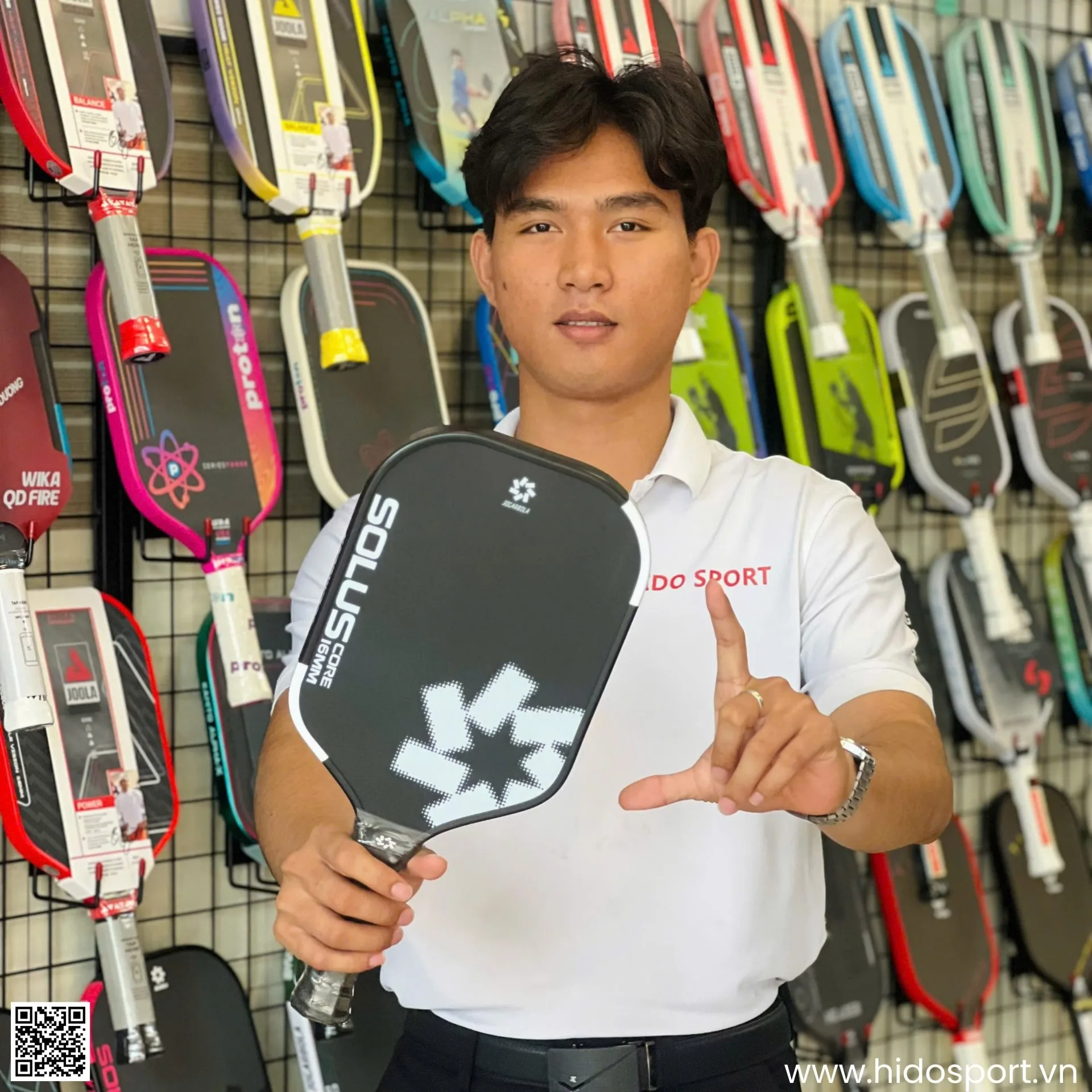 Vot Pickleball Jogarbola Solus Core Hinh Anh Thuc Te Tai Hido Sport 01