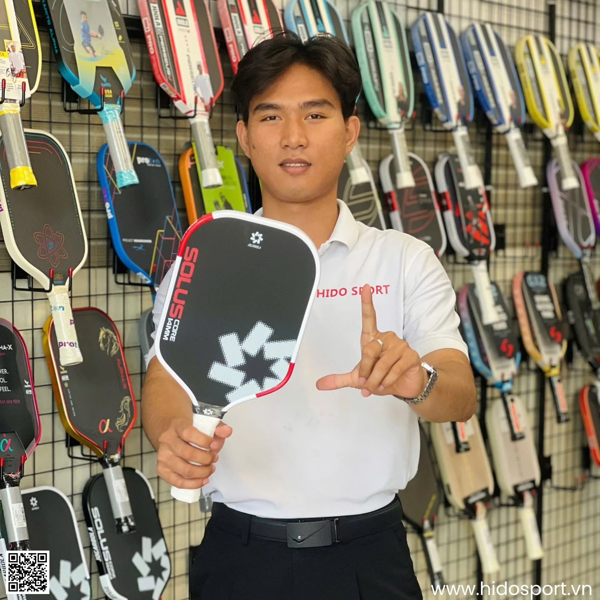 Vot Pickleball Jogarbola Solus Core Hinh Anh Thuc Te Tai Hido Sport 17