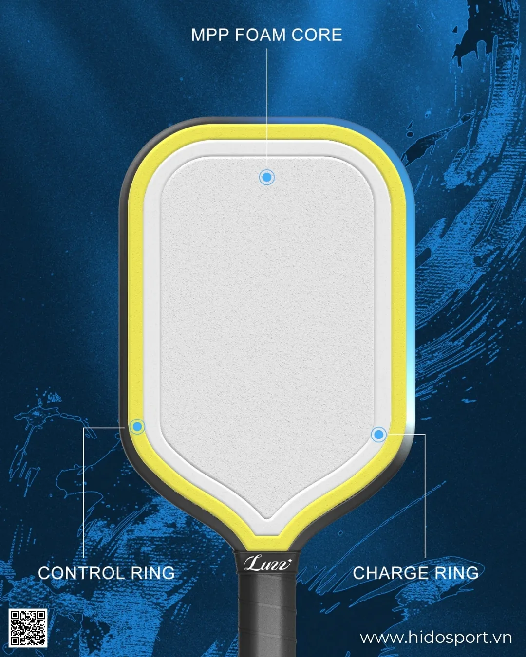 Vot Pickleball Luzz Pro Blade2 Long Yuan 13