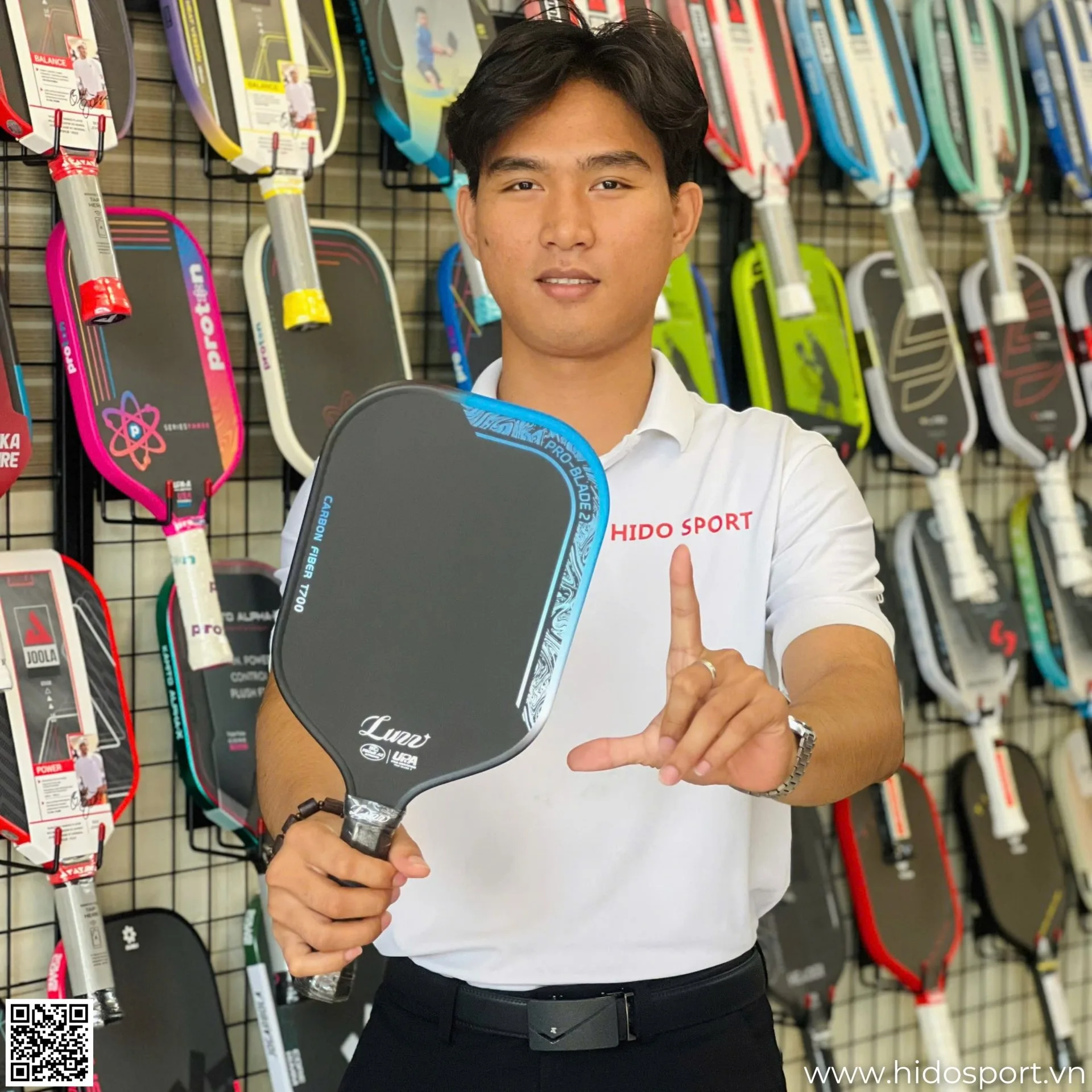 Vot Pickleball Luzz Pro Blade2 Long Yuan Hinh Anh Doc Quyen Tai Hido Sport 01