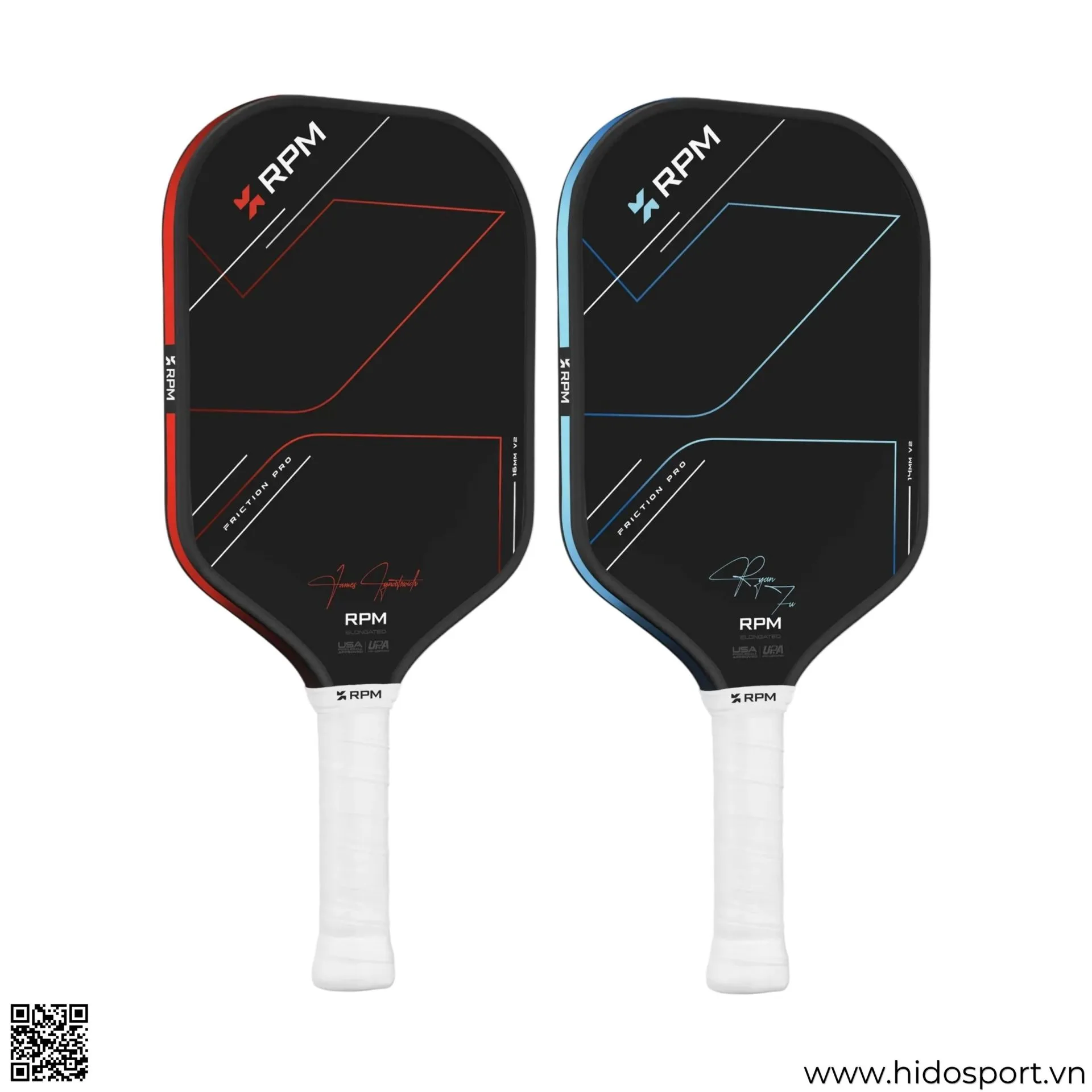 Vot Pickleball Rpm Friction Pro V2 14mm 16mm Hinh 01