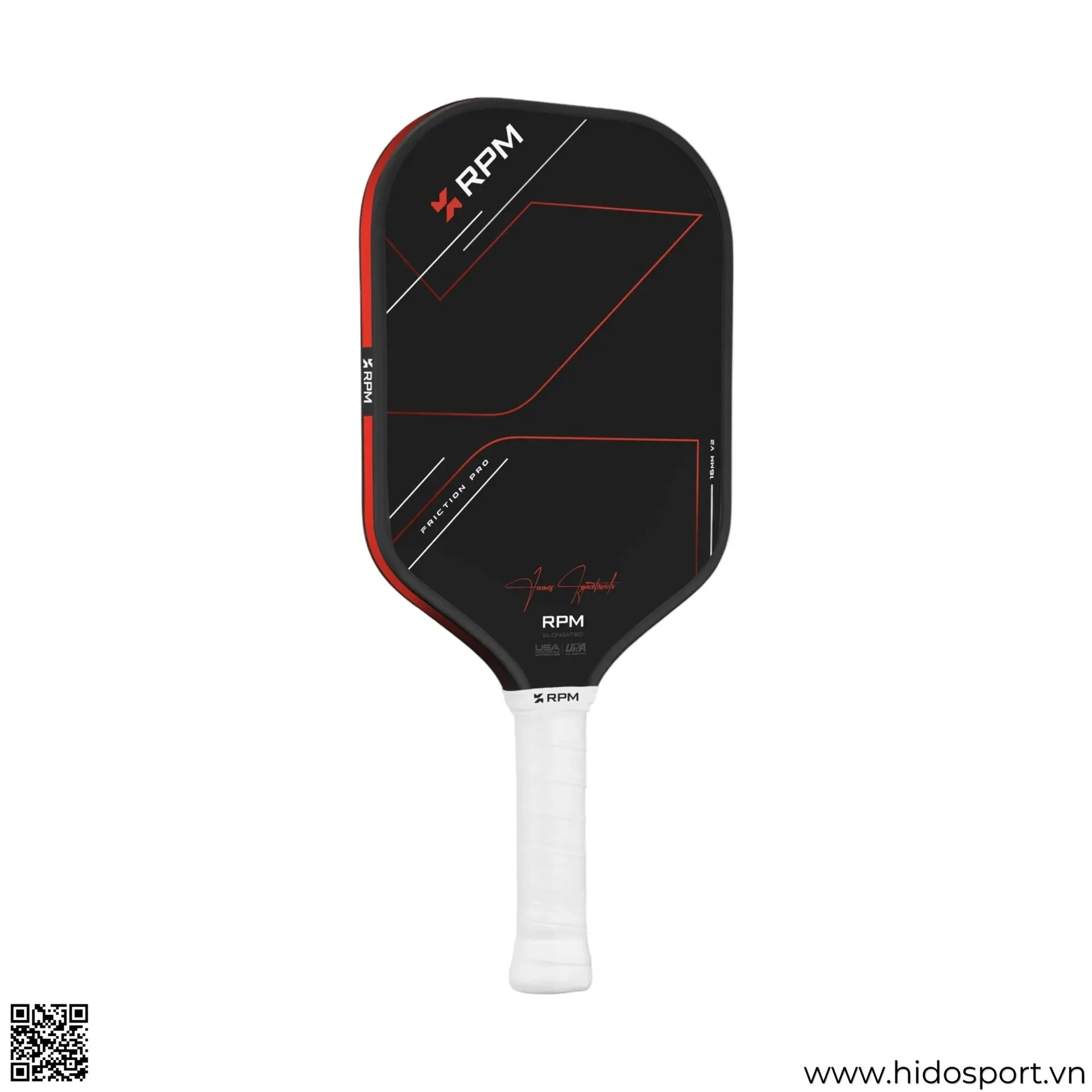 Vot Pickleball Rpm Friction Pro V2 14mm 16mm Hinh 02