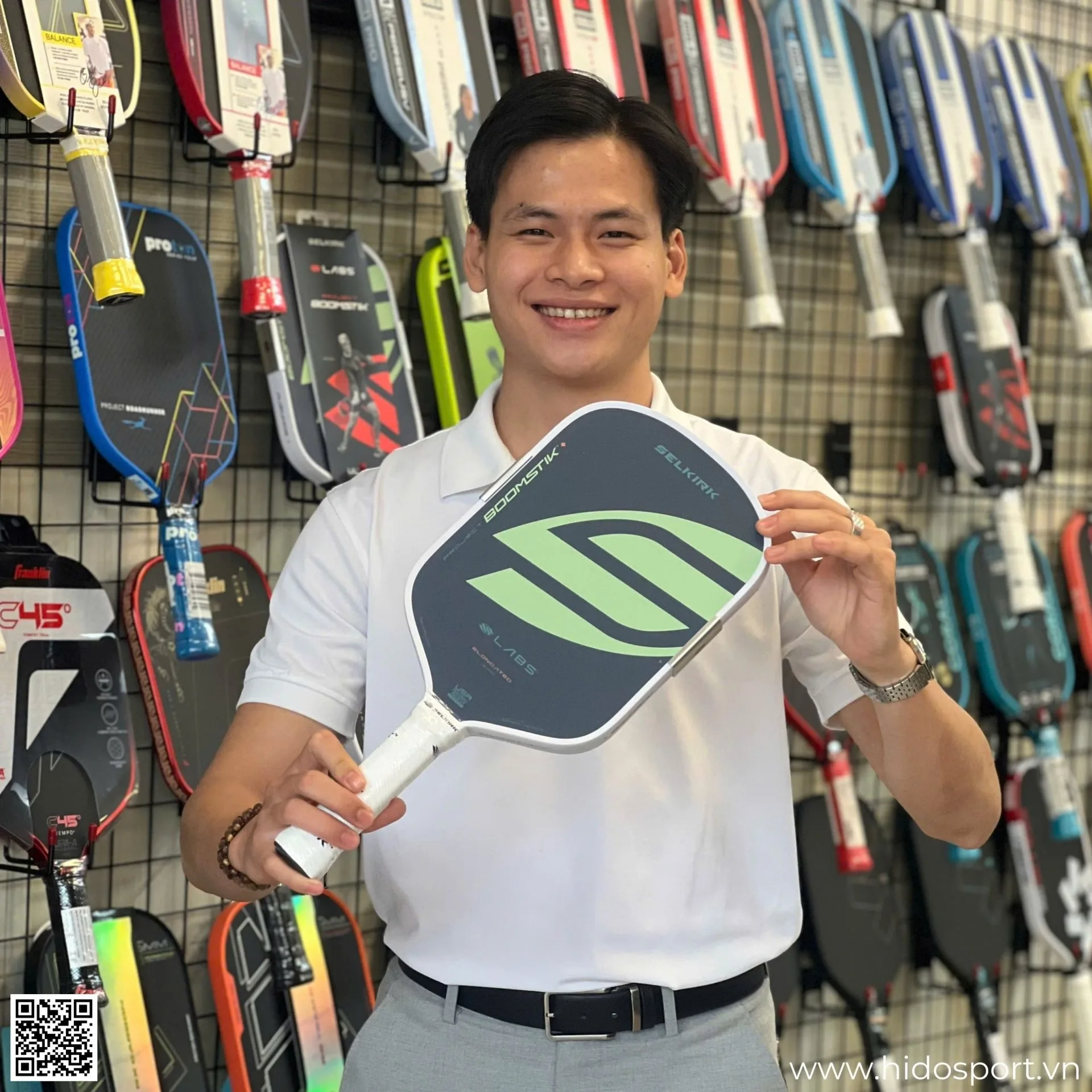 Vot Pickleball Selkirk Boomstik Everglades Hinh Anh 2