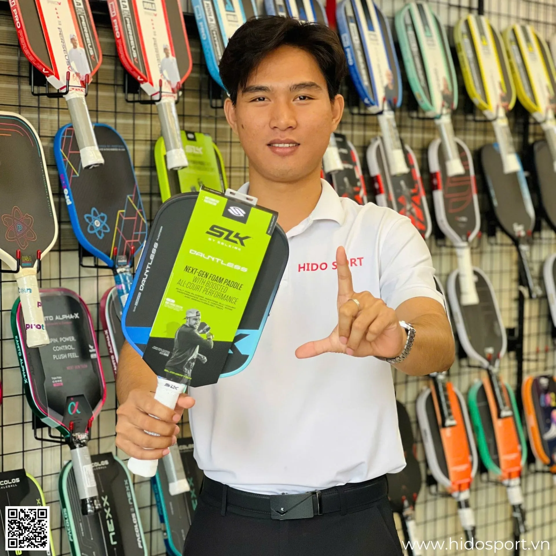 Vot Pickleball Slk Dauntless 16mm Chinh Hang Hinh 1