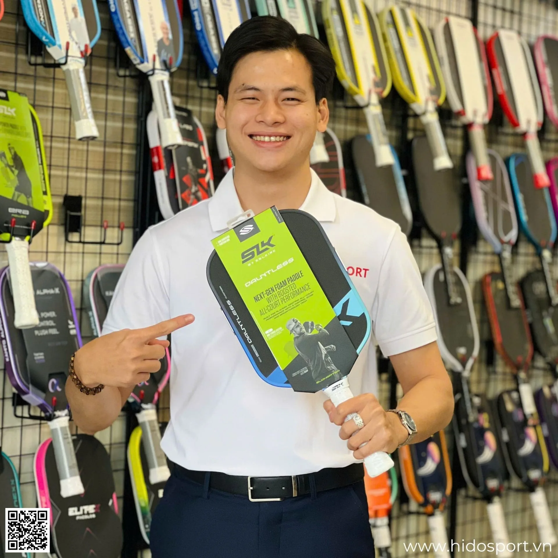 Vot Pickleball Slk Dauntless 16mm Chinh Hang Hinh 2