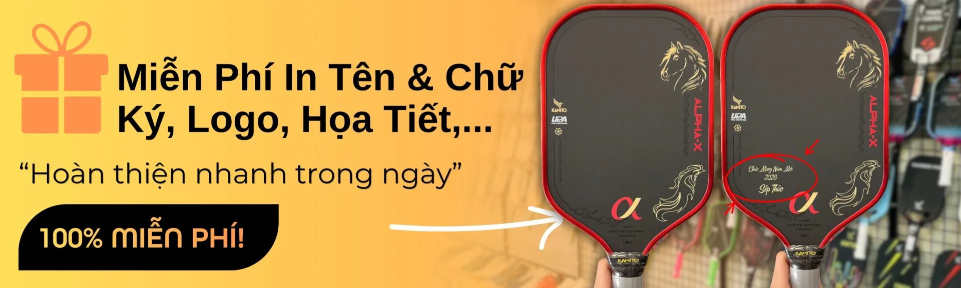 Vot Pickleball Kamito Alpha X Ly Hoang Nam Limited Hinh Anh Thuc Te Tai Hido Sport Mo Ta In Vot Pickleball 02