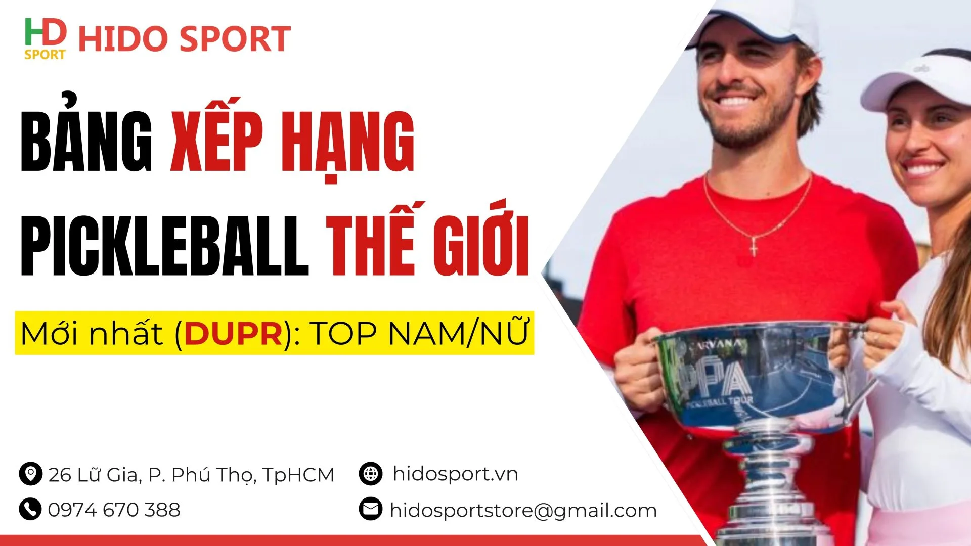 Bang Xep Hang Pickleball The Gioi