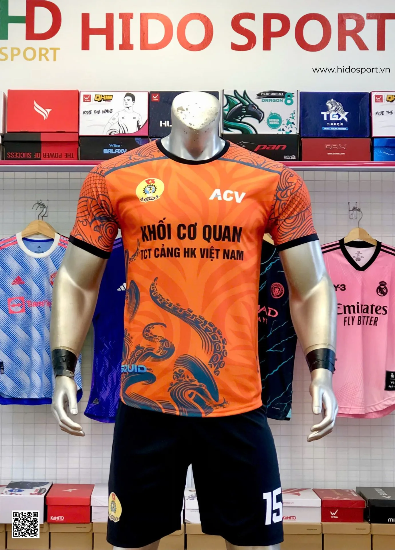 Đồng Phục Thể Thao Khối Cơ Quan TCT Cảng HK VN (ACV) 2026 Đặt In Theo Yêu Cầu - HIDO SPORT