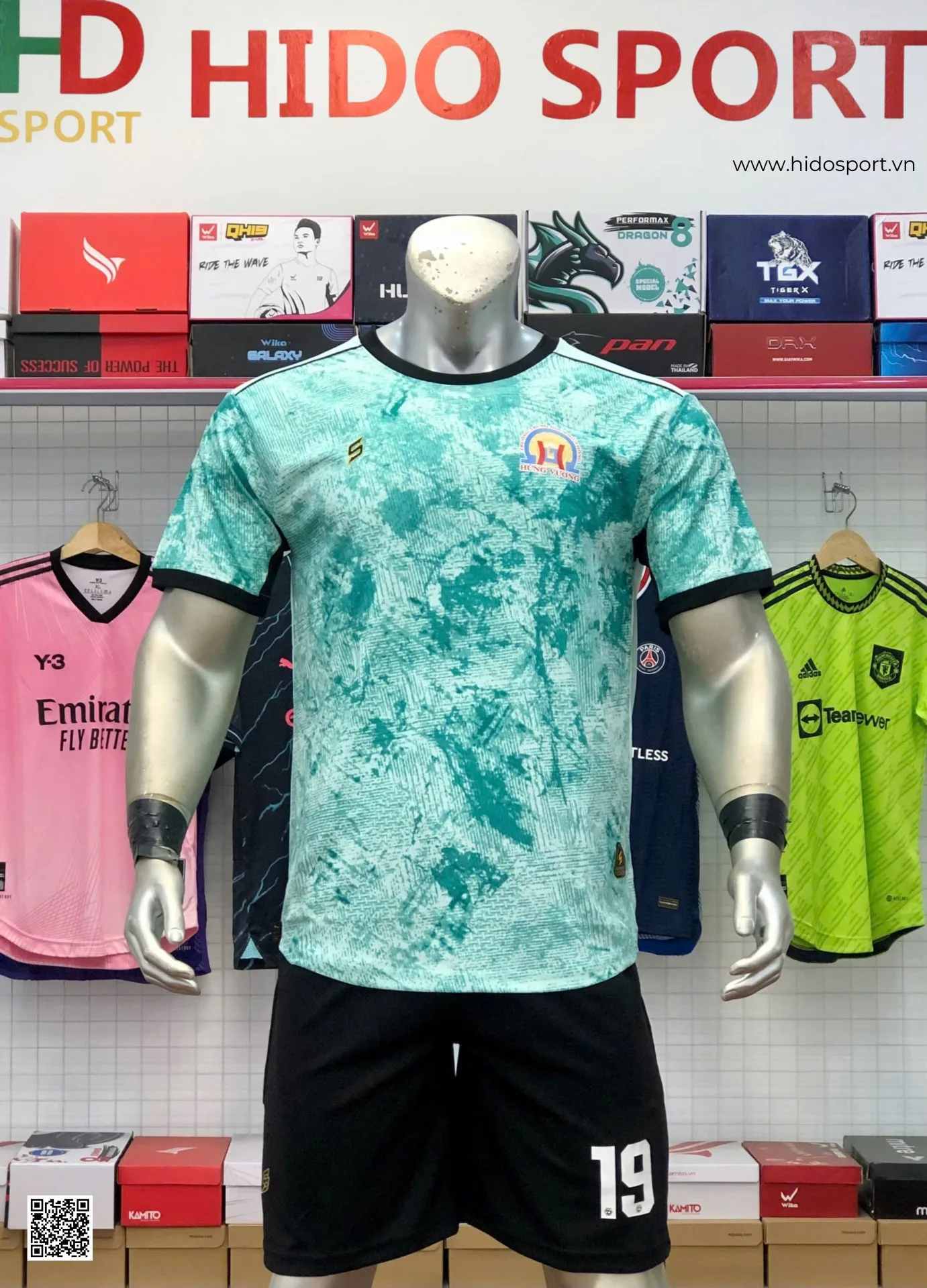 Đồng Phục Thể Thao Trường THPT Hùng Vương 2026 Đặt In Theo Yêu Cầu - HIDO SPORT