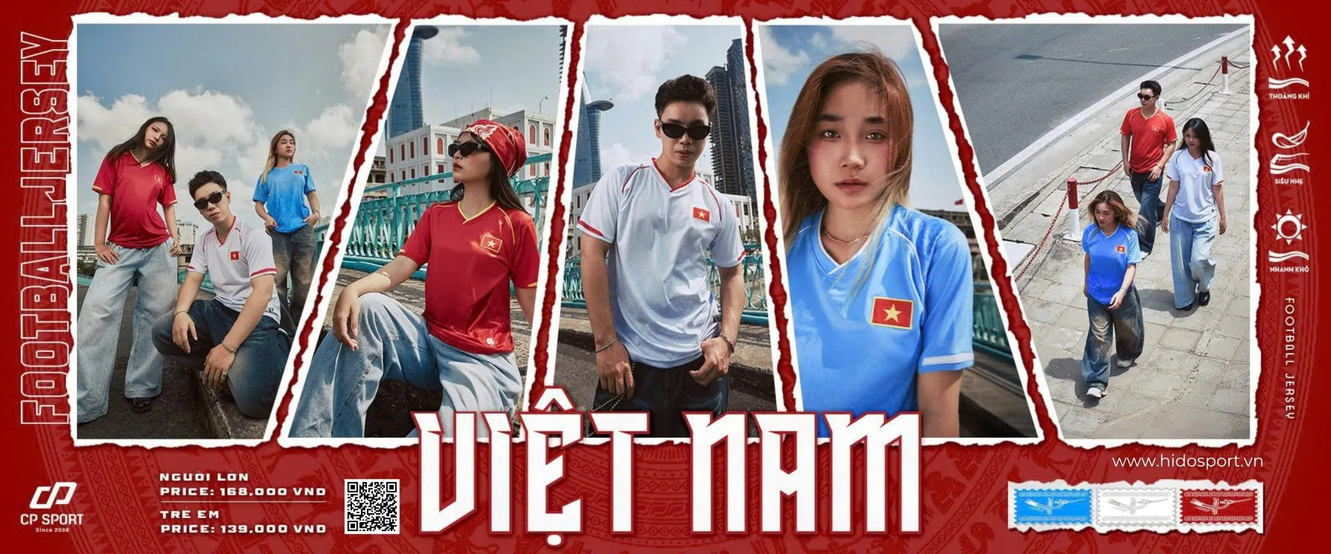 Quần Áo Bóng Đá CP Việt Nam 2026 Chính Hãng - Phiên Bản Kỷ Niệm 30/4 - 1