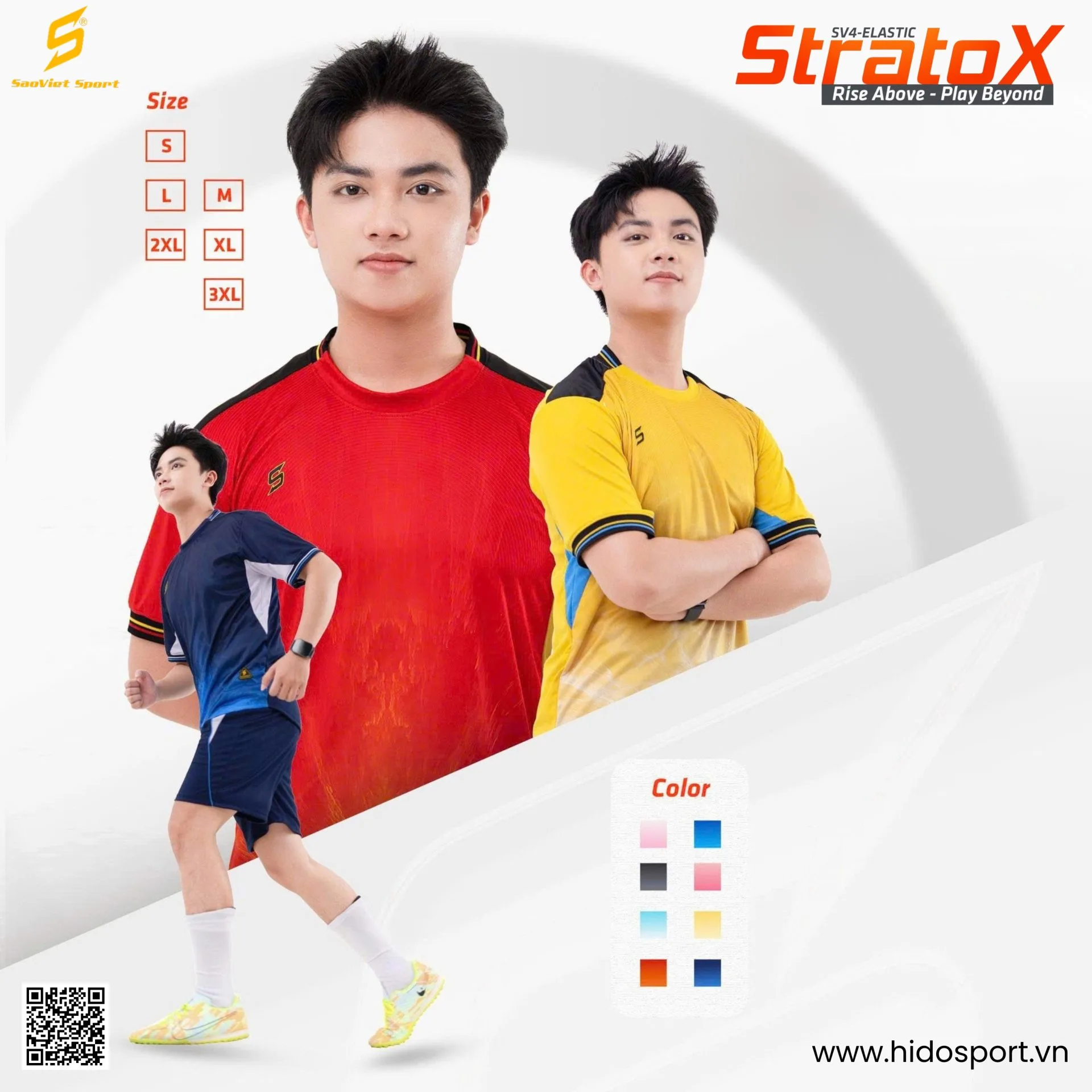 Quần Áo Bóng Đá Thiết Kế Chính Hãng Sao Việt StratoX - HIDO SPORT