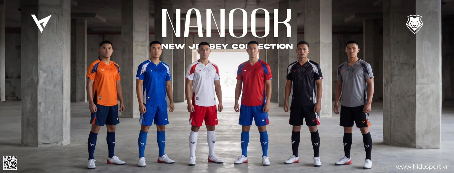 Quần Áo Bóng Đá Thiết Kế Chính Hãng VH NANOOK 2026 - BST 6 MÀU - 1