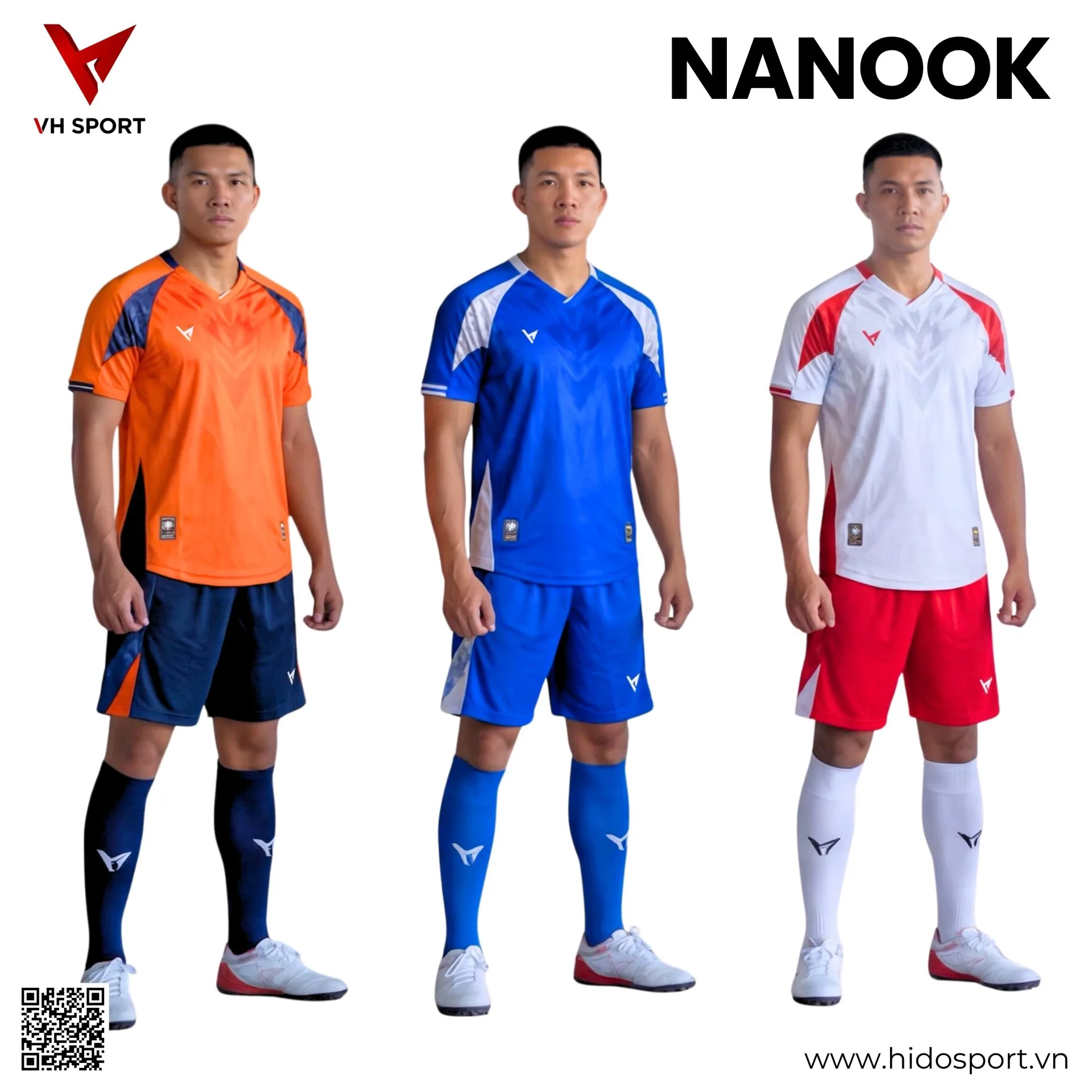 Quần Áo Bóng Đá Thiết Kế Chính Hãng VH NANOOK 2026 - BST 6 Màu - HIDO SPORT