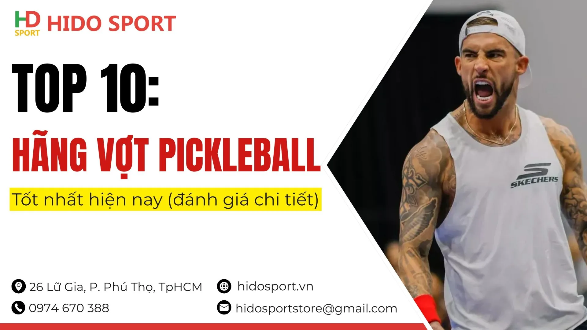 Top 10 Hang Vot Pickleball Tot Nhat Hien Nay