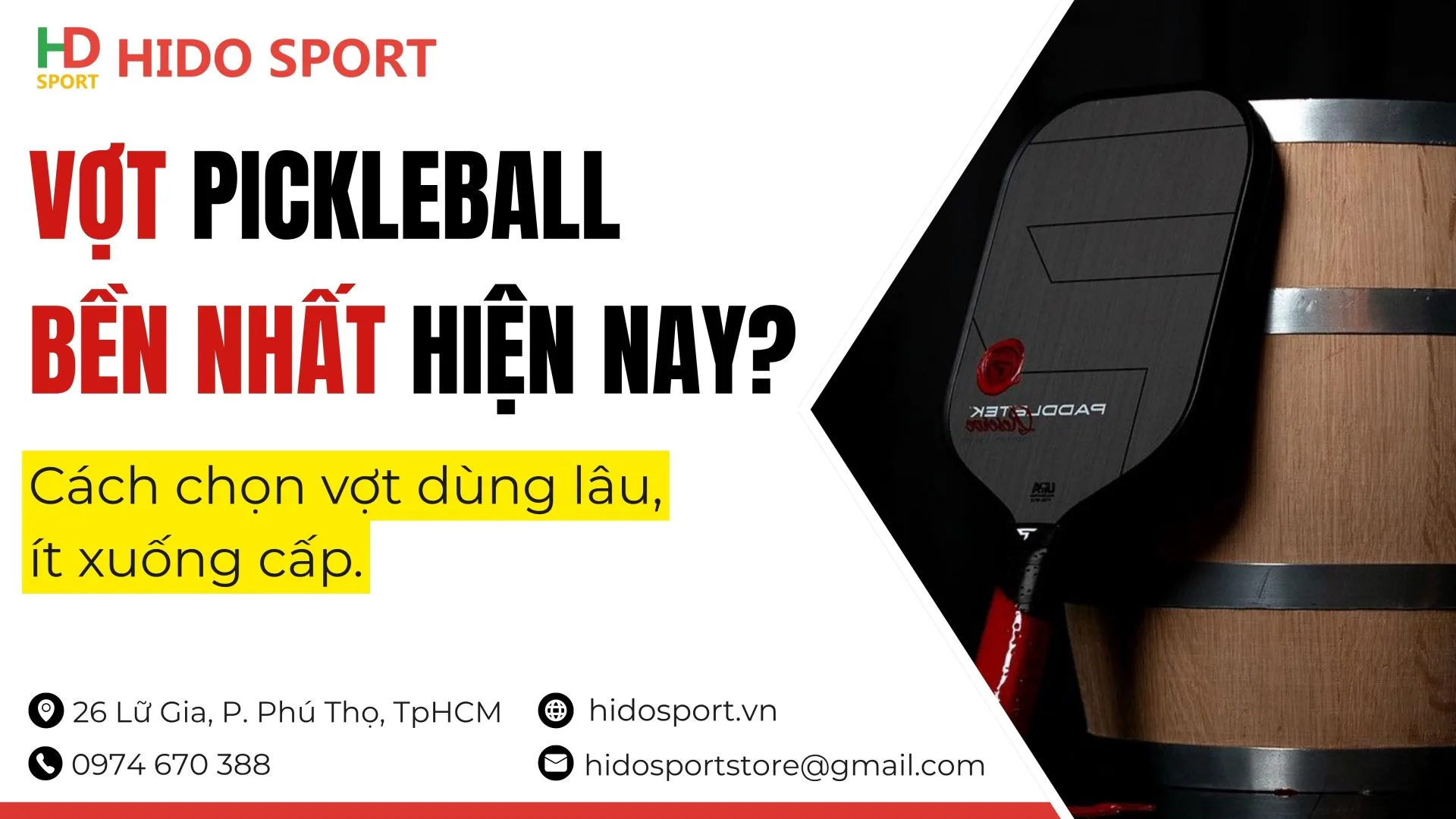 Vot Pickleball Nao Ben Nhat
