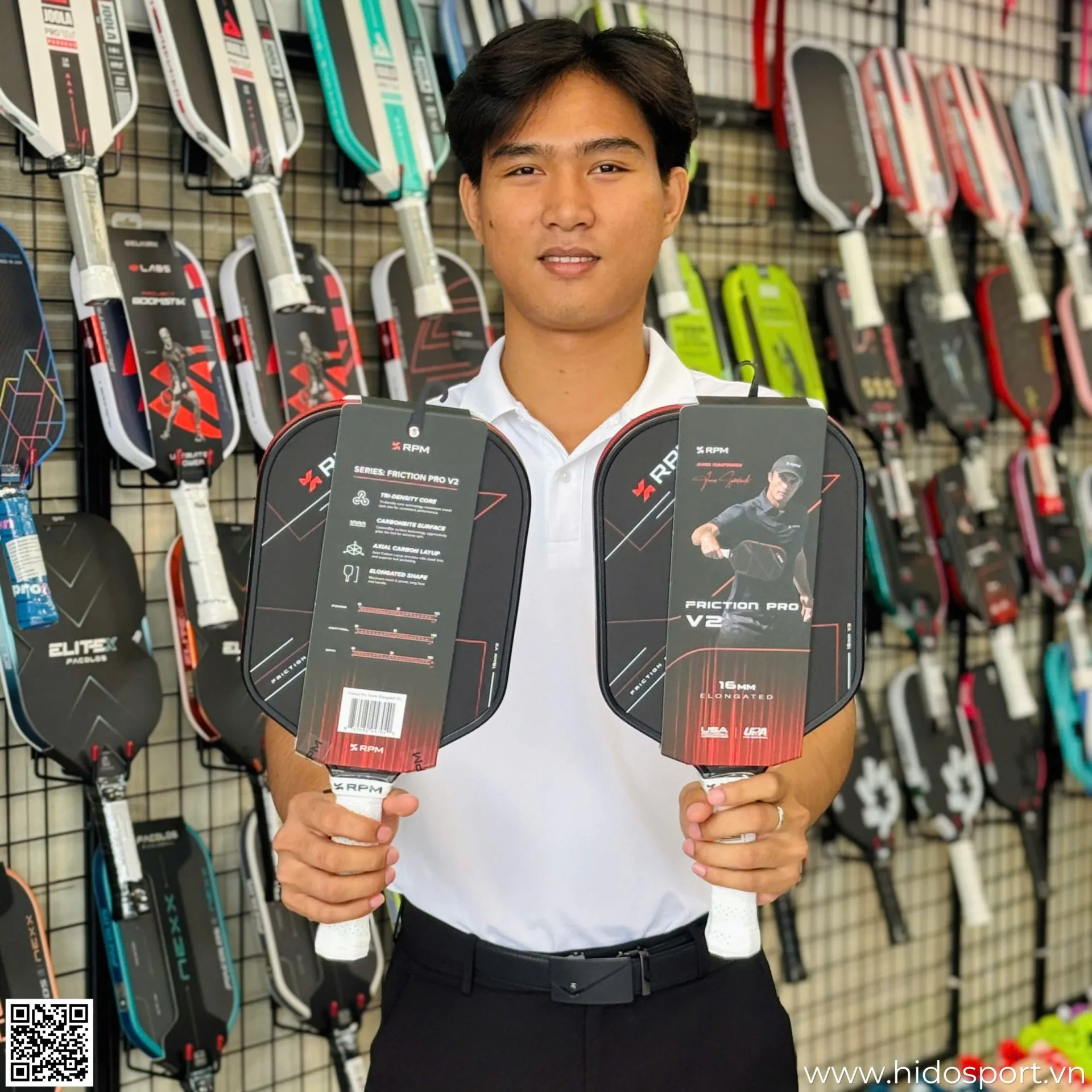 Vot Pickleball Rpm Friction Pro V2