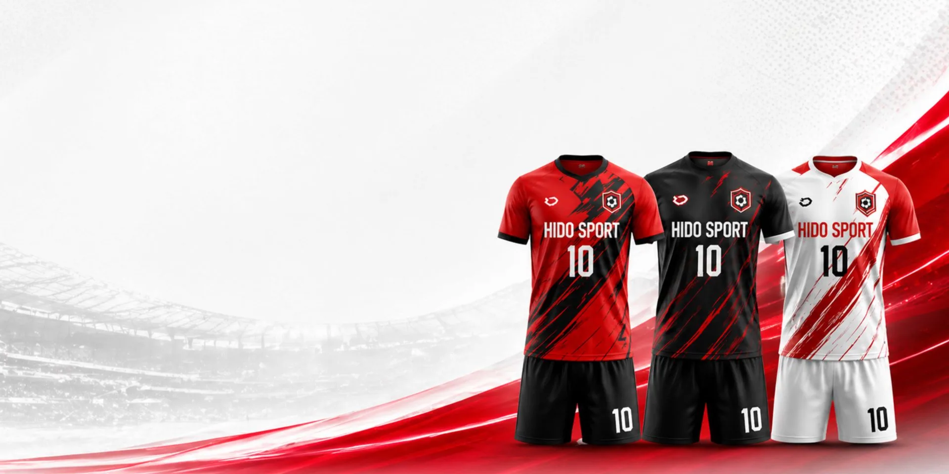 Banner đặt đồng phục bóng đá Hido Sport