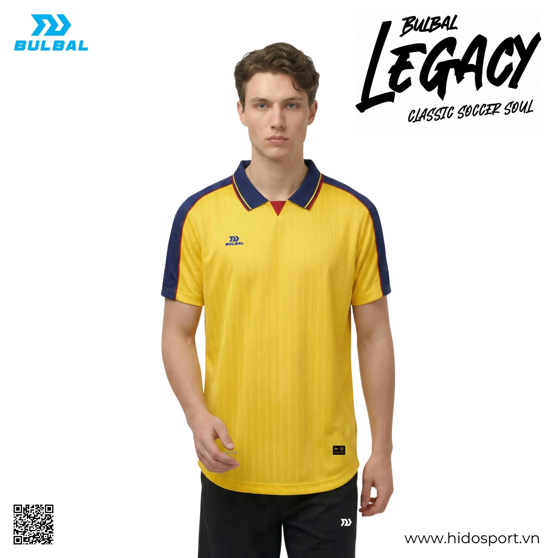 Áo Bóng Đá Thiết Kế Chính Hãng Retro Bulbal Legacy A807 - HIDO SPORT