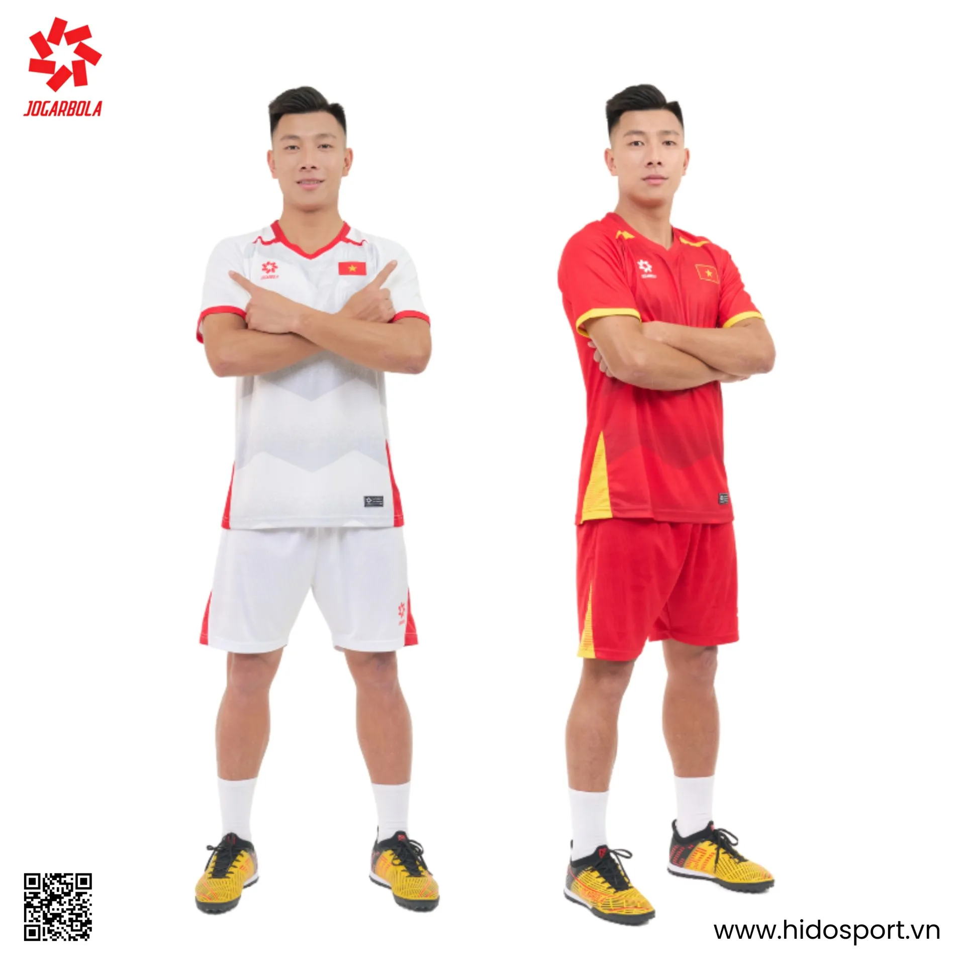 Áo Đấu Đội Tuyển Việt Nam Jogarbola Chính Hãng Bản Fan 2025 - HIDO SPORT
