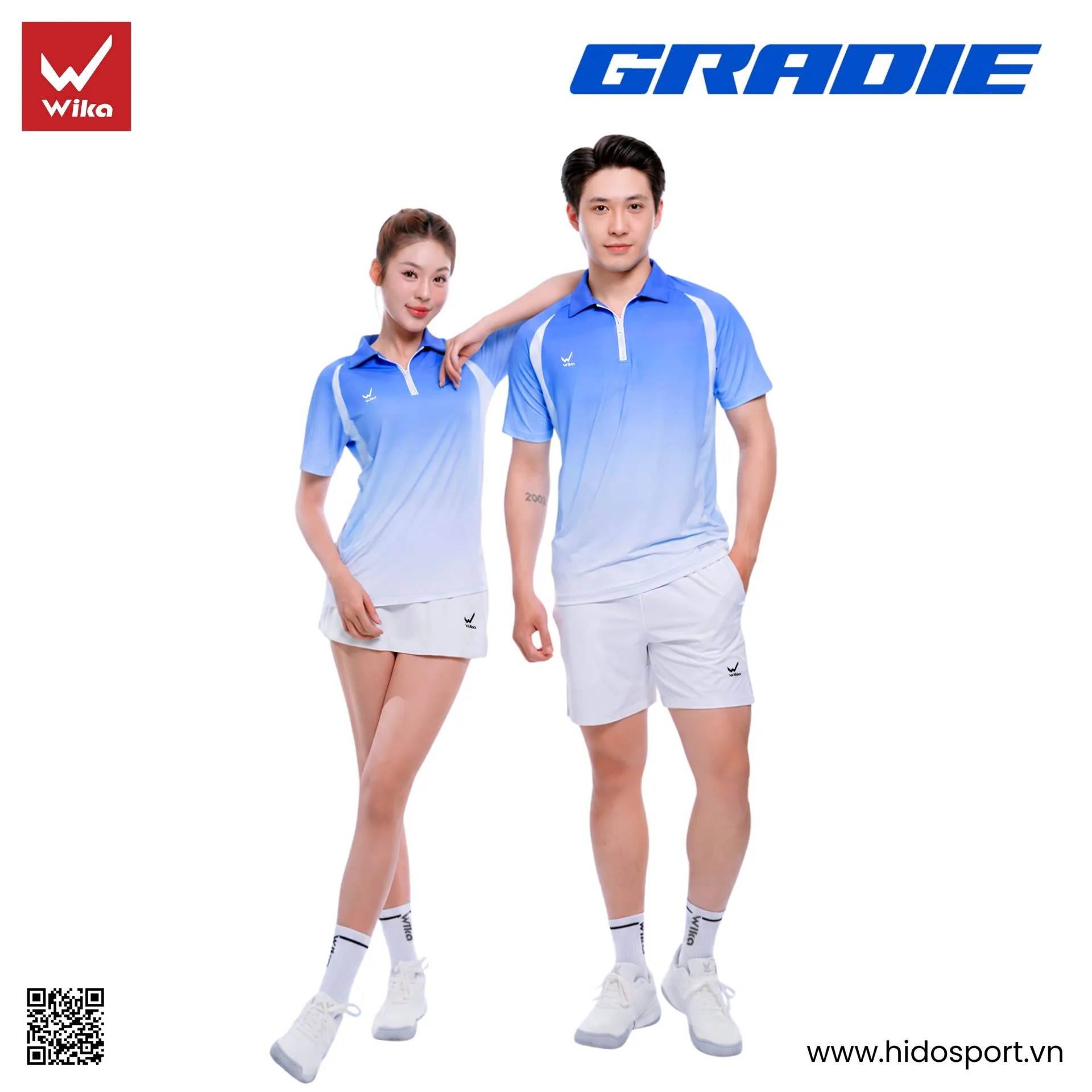 Áo Polo Pickleball Wika Gradie Chính Hãng - HIDO SPORT