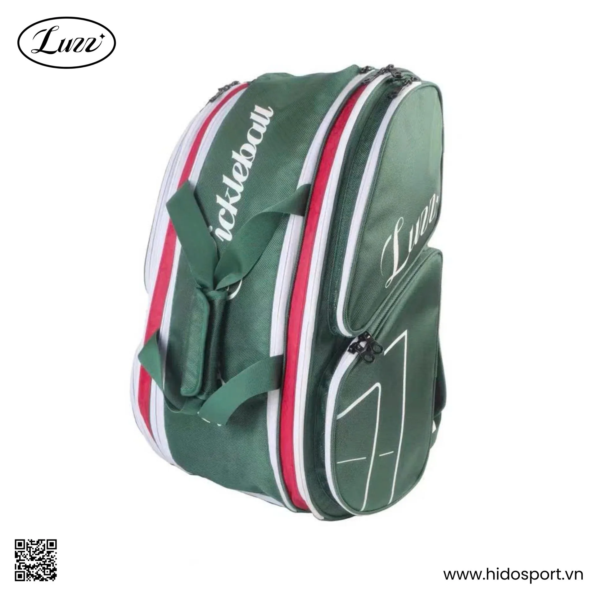 Balo Pickleball Luzz Outdoor Sports Chính Hãng - Đỏ Xanh