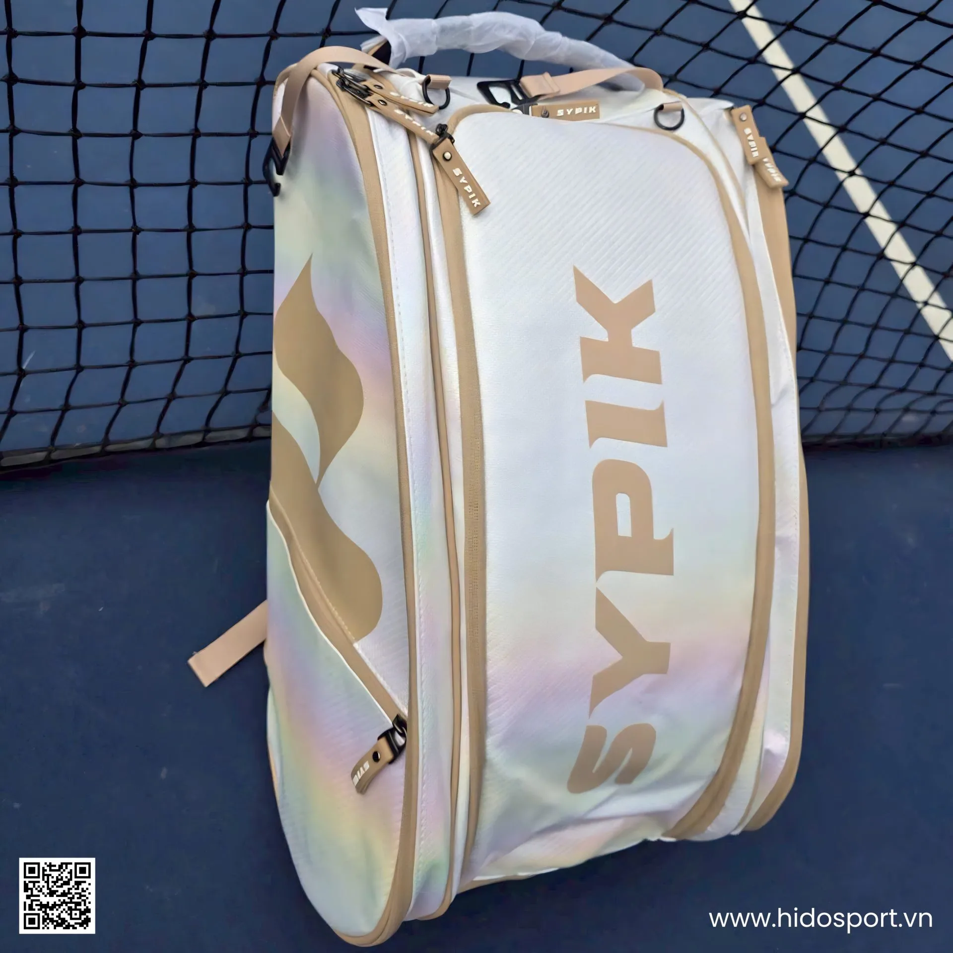 (TITLE)% Balo Pickleball Sypik Chính Hãng Màu Trắng Vàng - 1