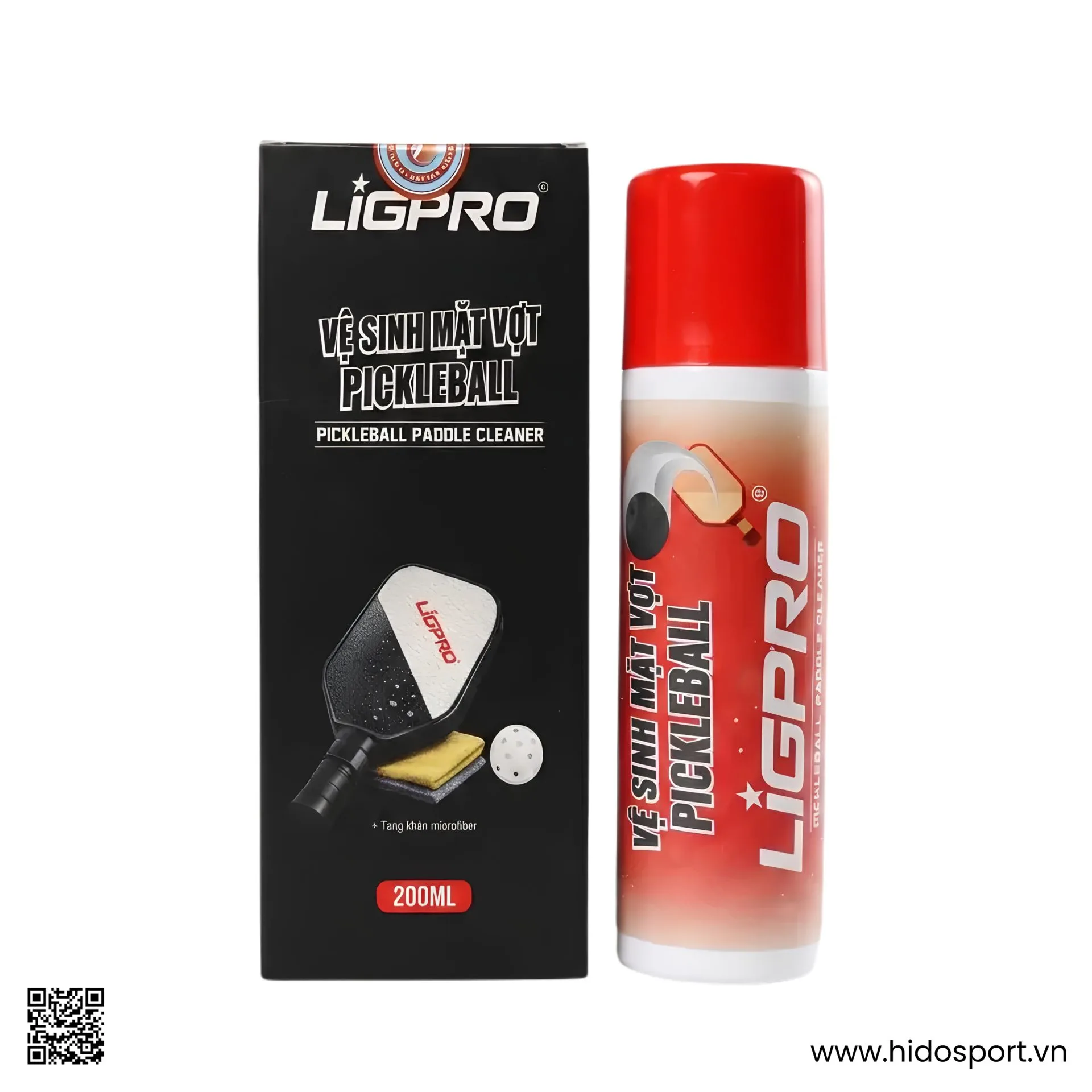 Bình Xịt Vệ Sinh Mặt Vợt Pickleball Ligpro 200ml Chính Hãng - HIDO SPORT