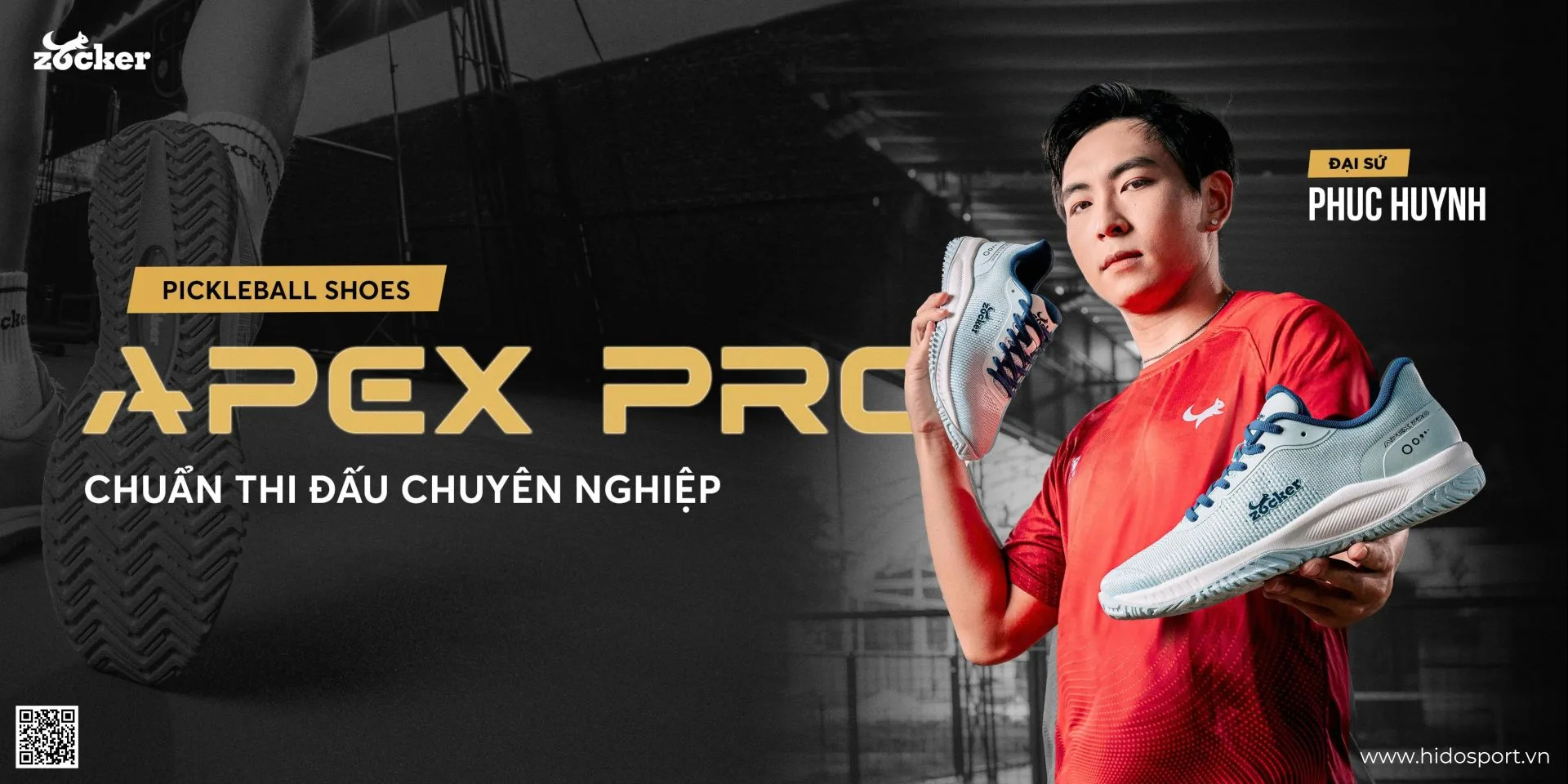 Giày Pickleball Zocker Apex Pro Chính Hãng - 1