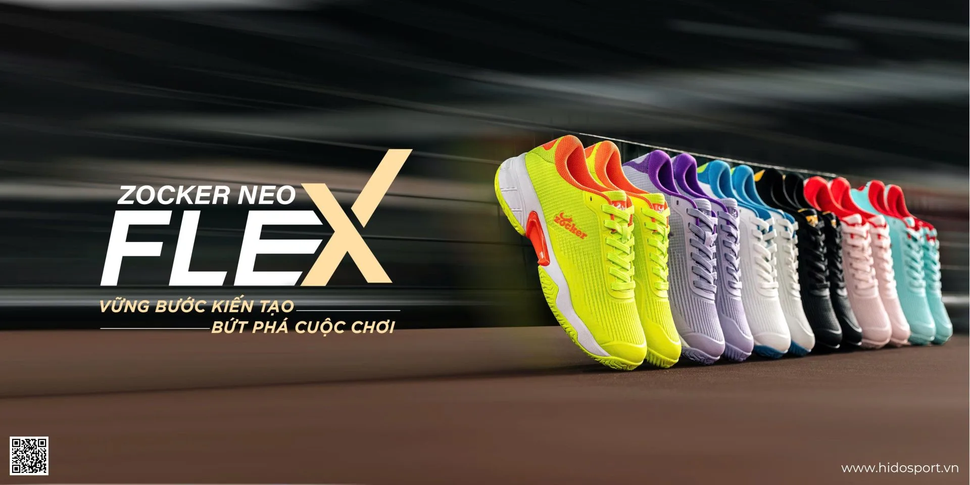 (TITLE)% Giày Pickleball Zocker NeoFlex Chính Hãng - 1