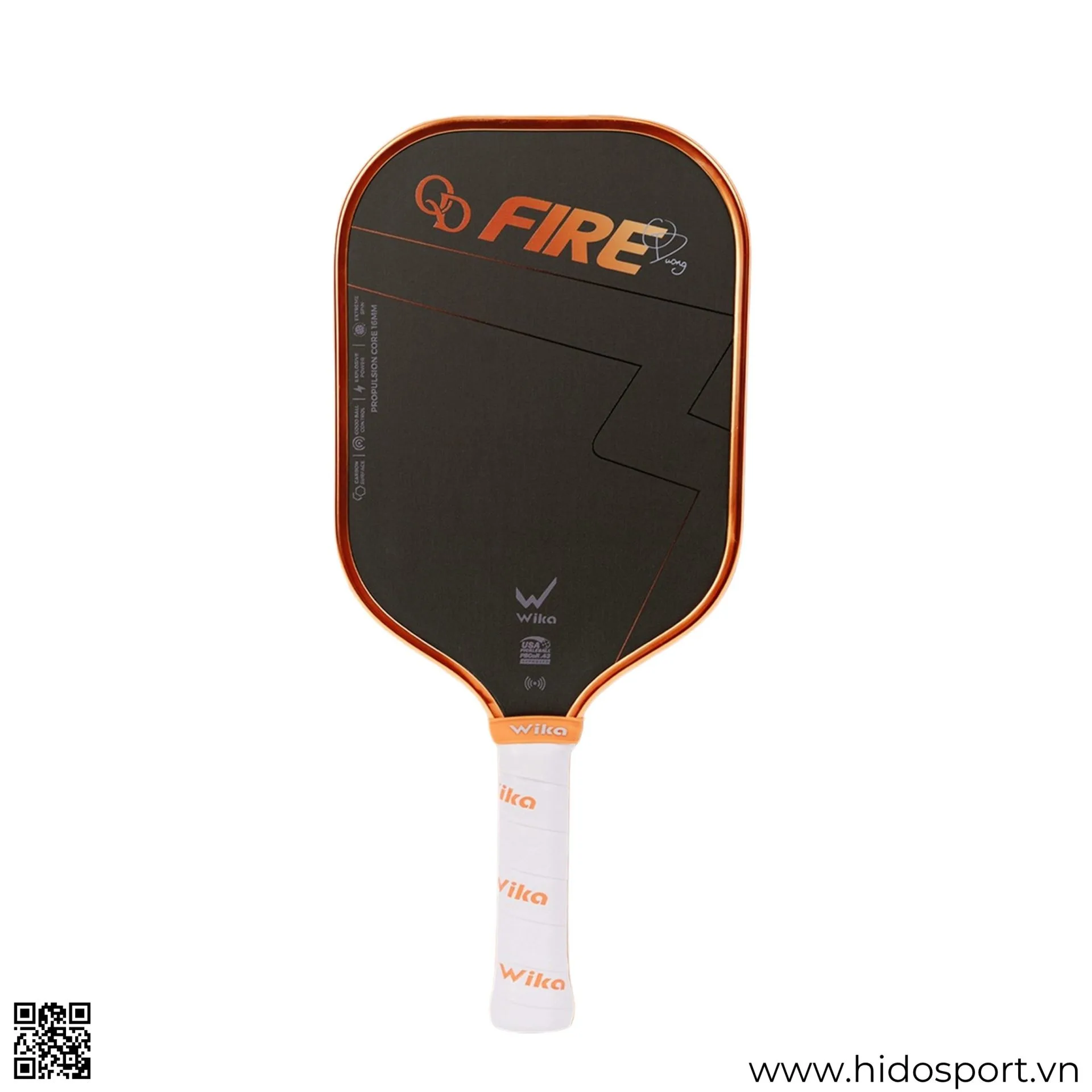 (TITLE)% Vot Pickleball Wika Fire Quang Duong Cam Dam Metallic