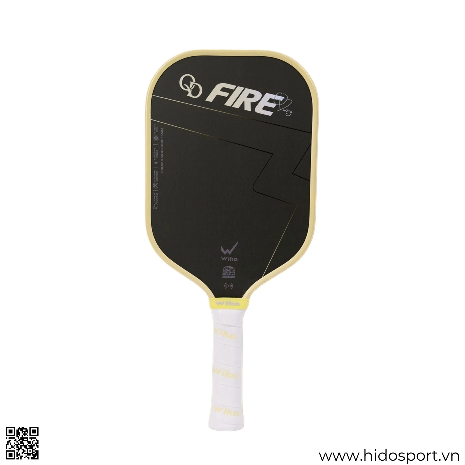(TITLE)% Vot Pickleball Wika Fire Quang Duong Kem Sua Metallic