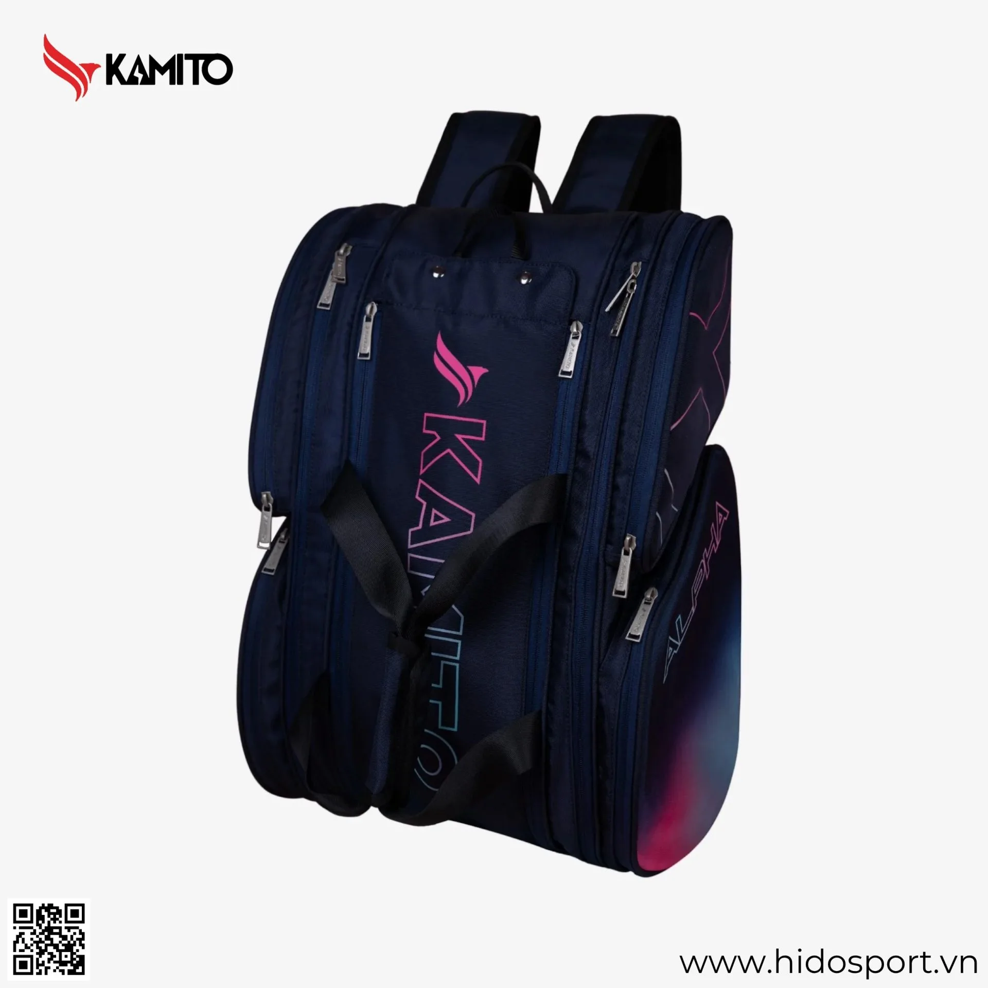 Balo Pickleball Kamito Alpha Pro Tour Bag 02