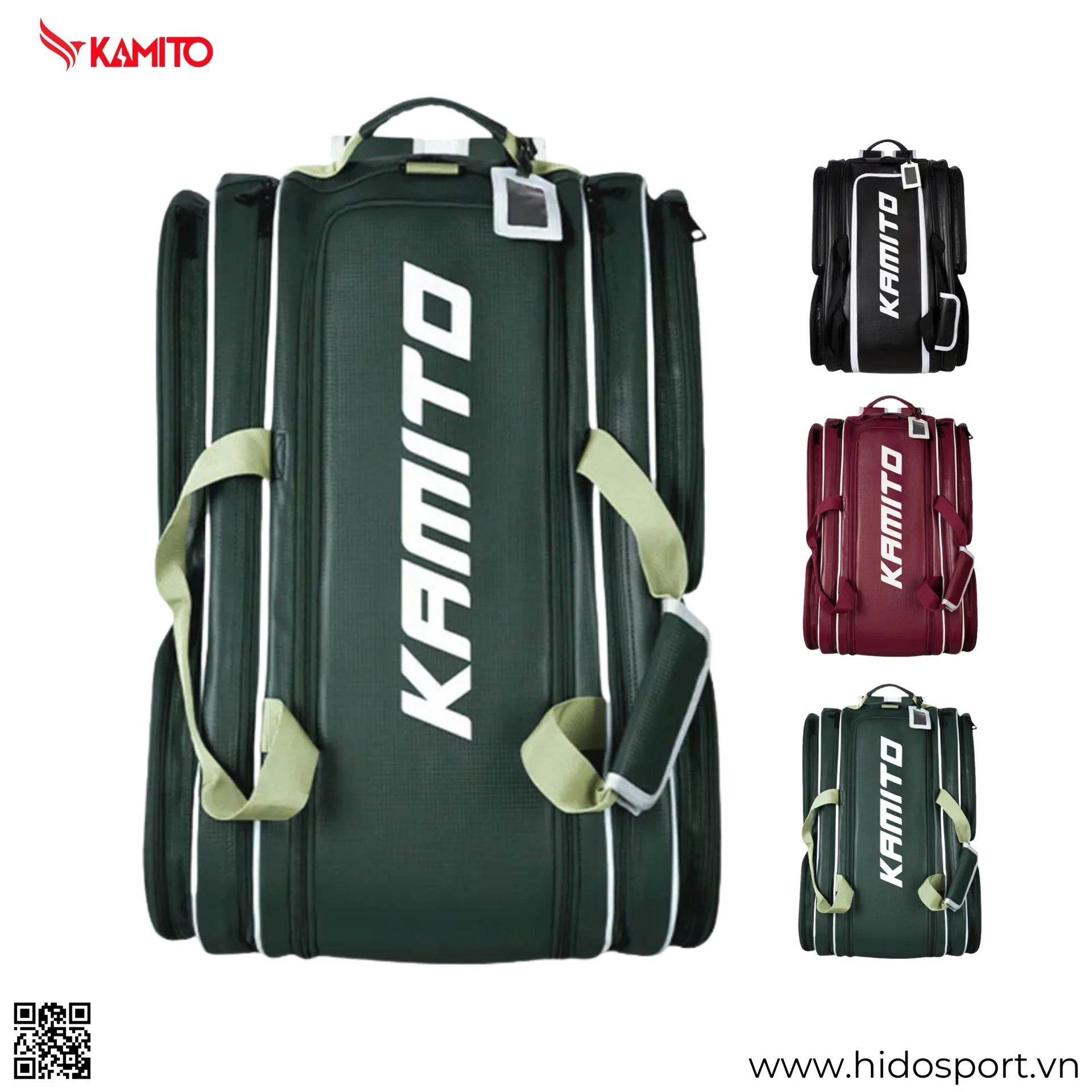 Tui Balo Pickleball Kamito Pro Tour Bag Chinh Hang 01
